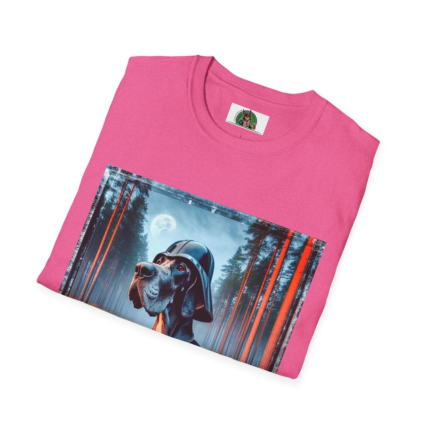 Great Dane dark superhero shirt