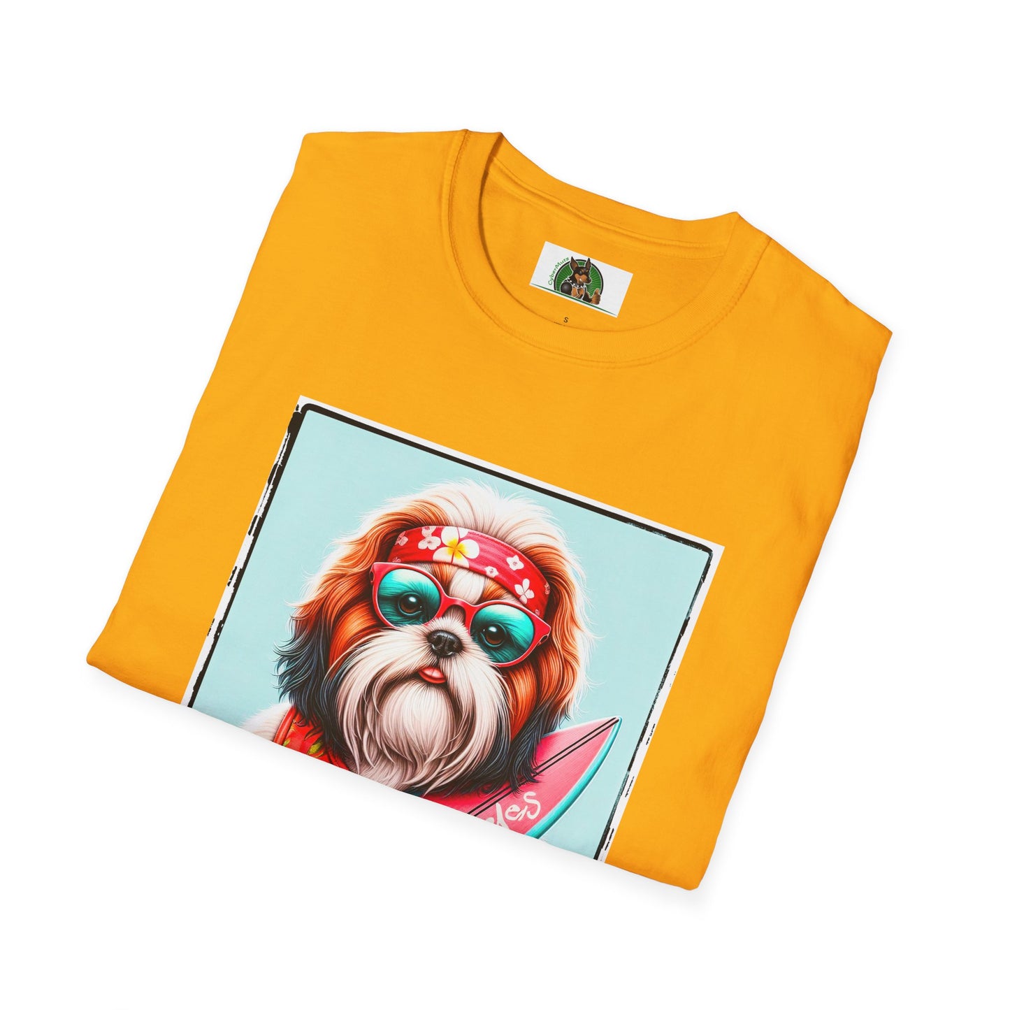 Shih Tzu surfer shirt
