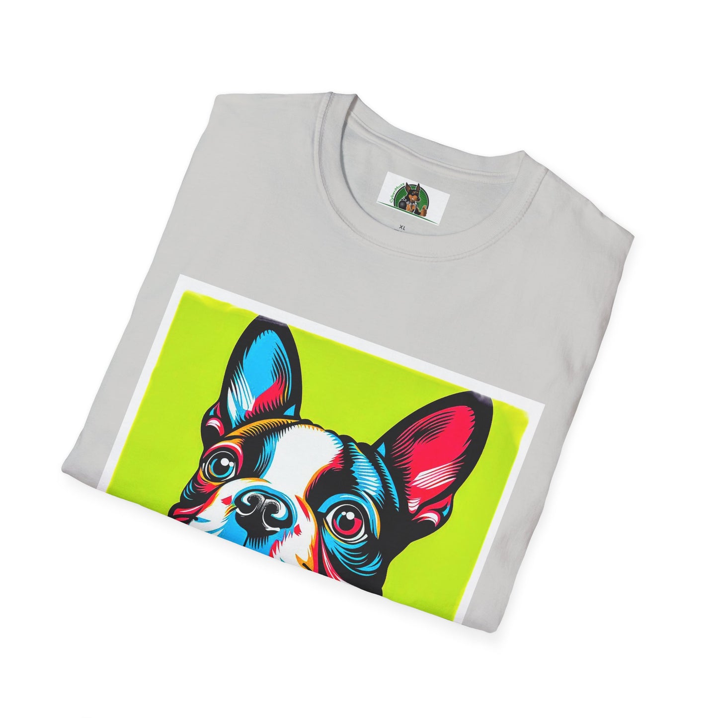 Boston Terrier Pop Art TShirt T-Shirt Printify