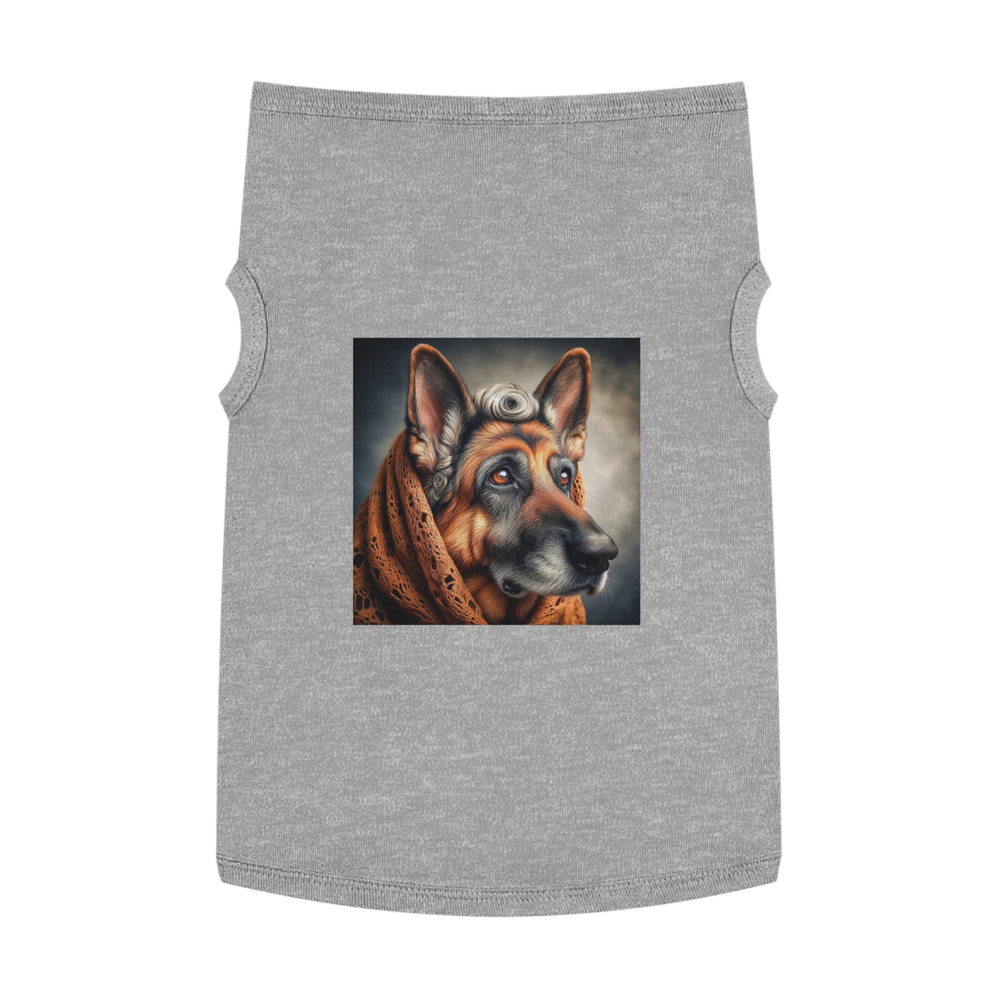 German Shepherd old man shirt Pets Printify XL Heather