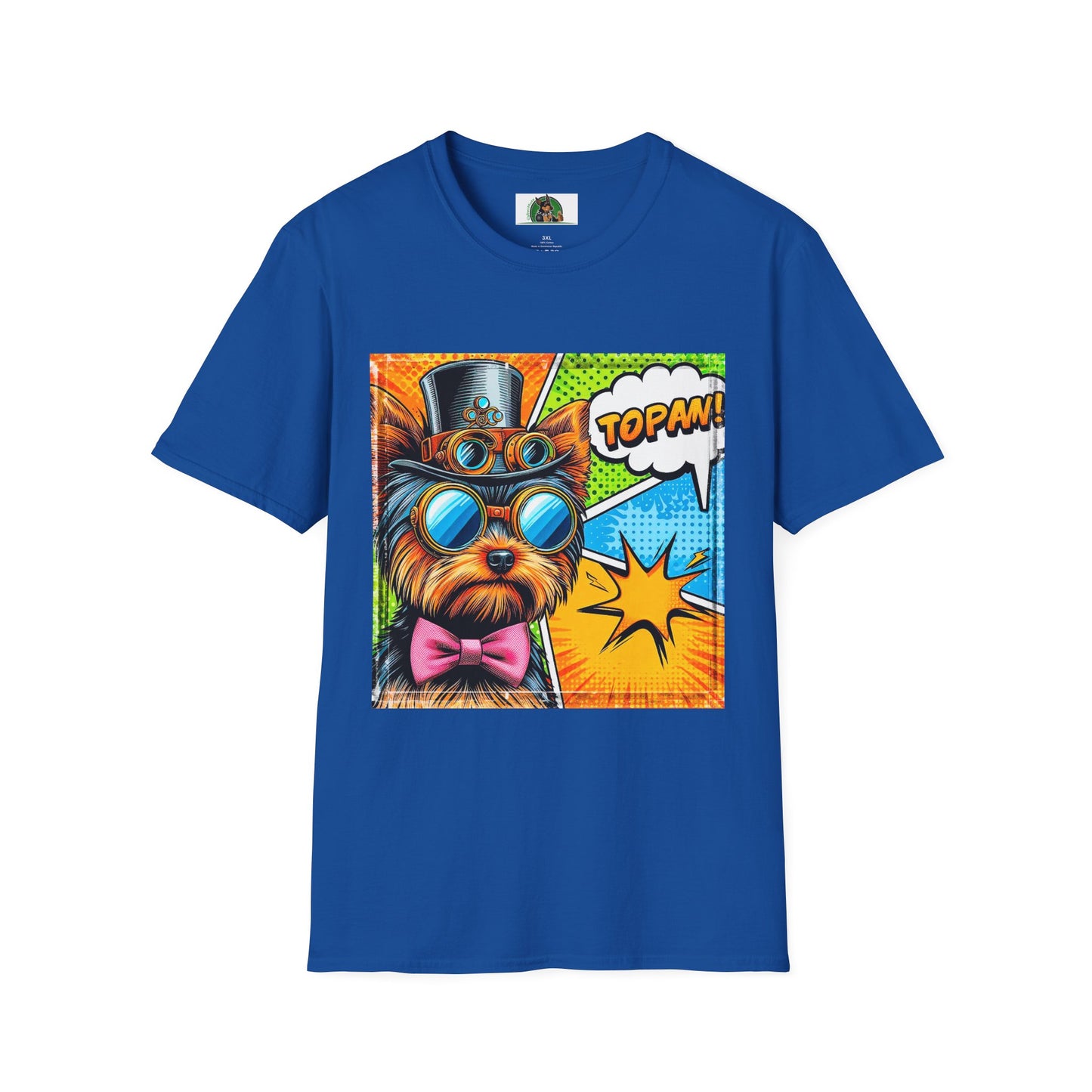 Yorkie pop art shirt T-Shirt Printify XS Royal