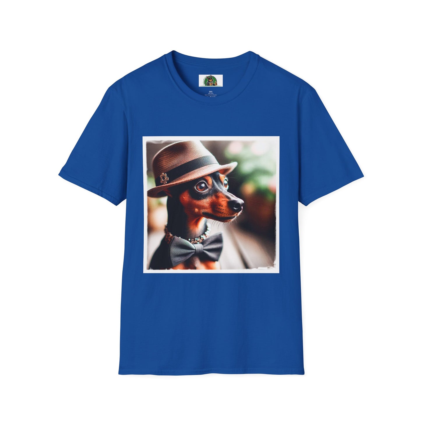 Min Pin T-Shirt handsome fellow T-Shirt Printify XS Royal