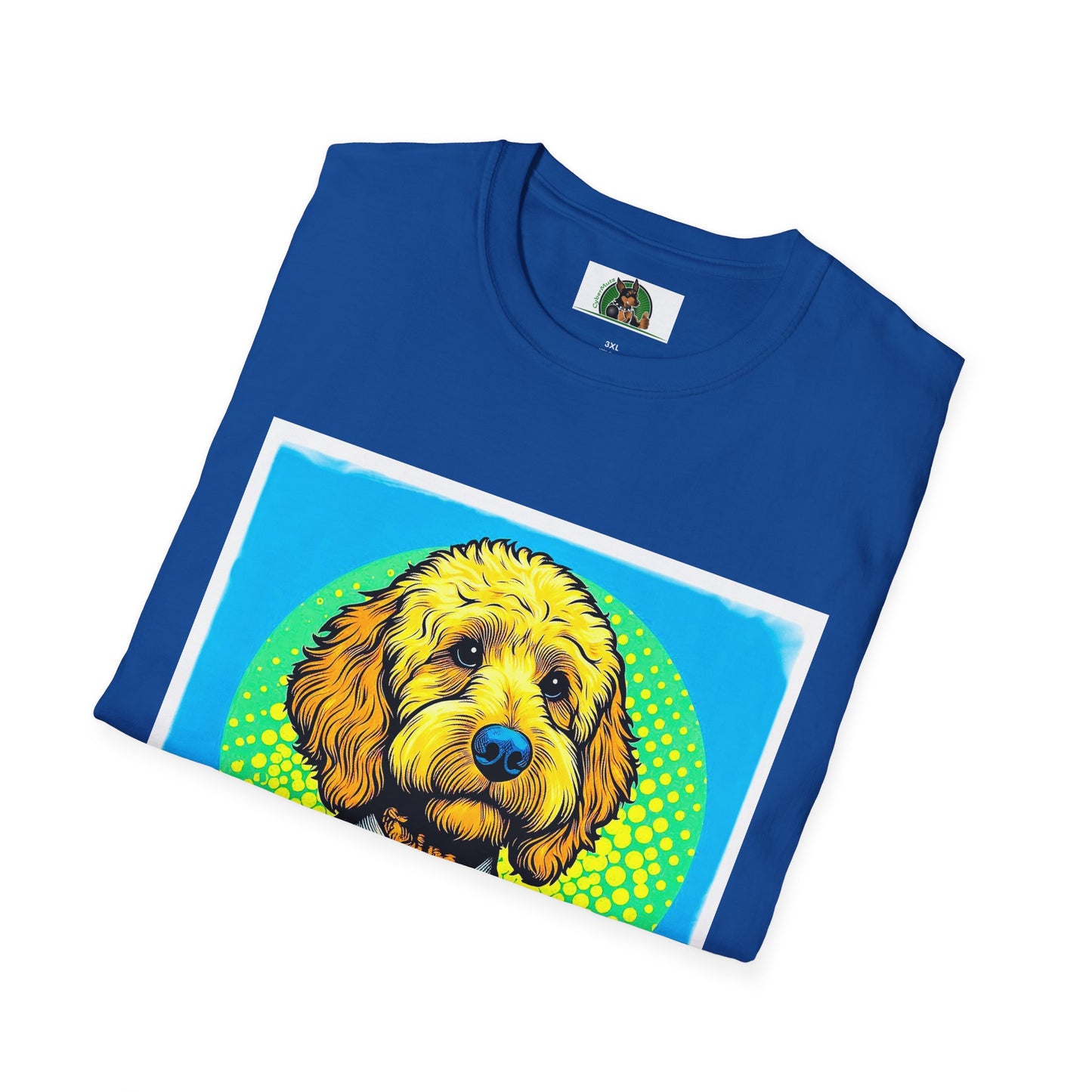 Golden Doodle businessman t shirt T-Shirt Printify