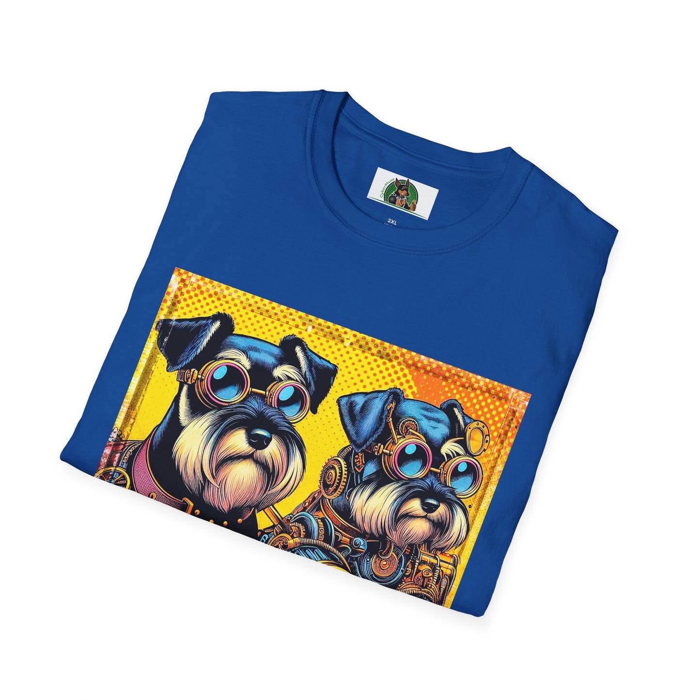 Miniature Schnauzer steam punk cuties shirt T-Shirt Printify