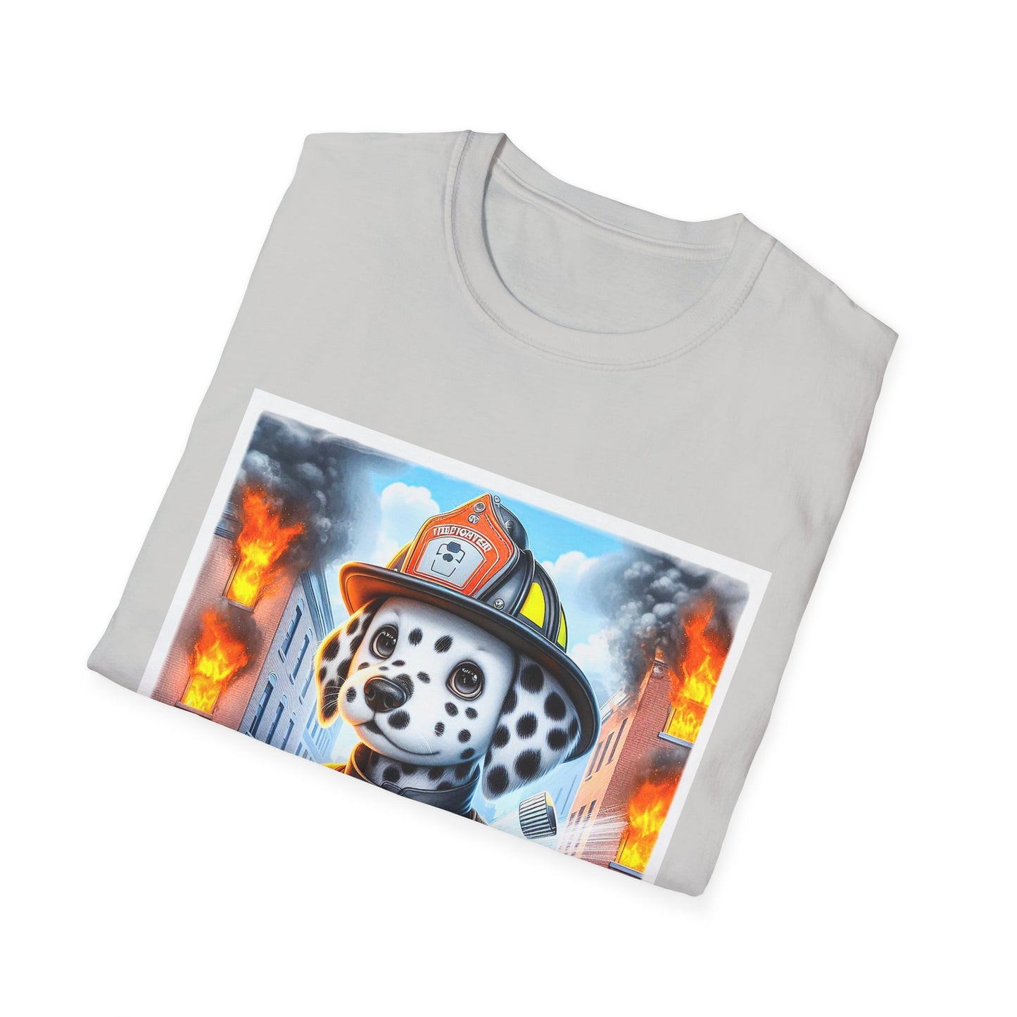 Dalmatian baby fireman t shirt
