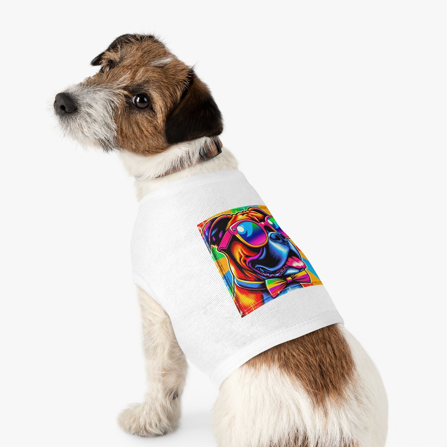 Pet Tank Top Boxer Pets Printify