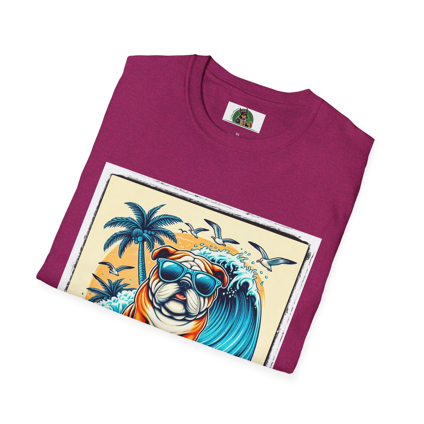 Bulldog Palm Springs t shirt