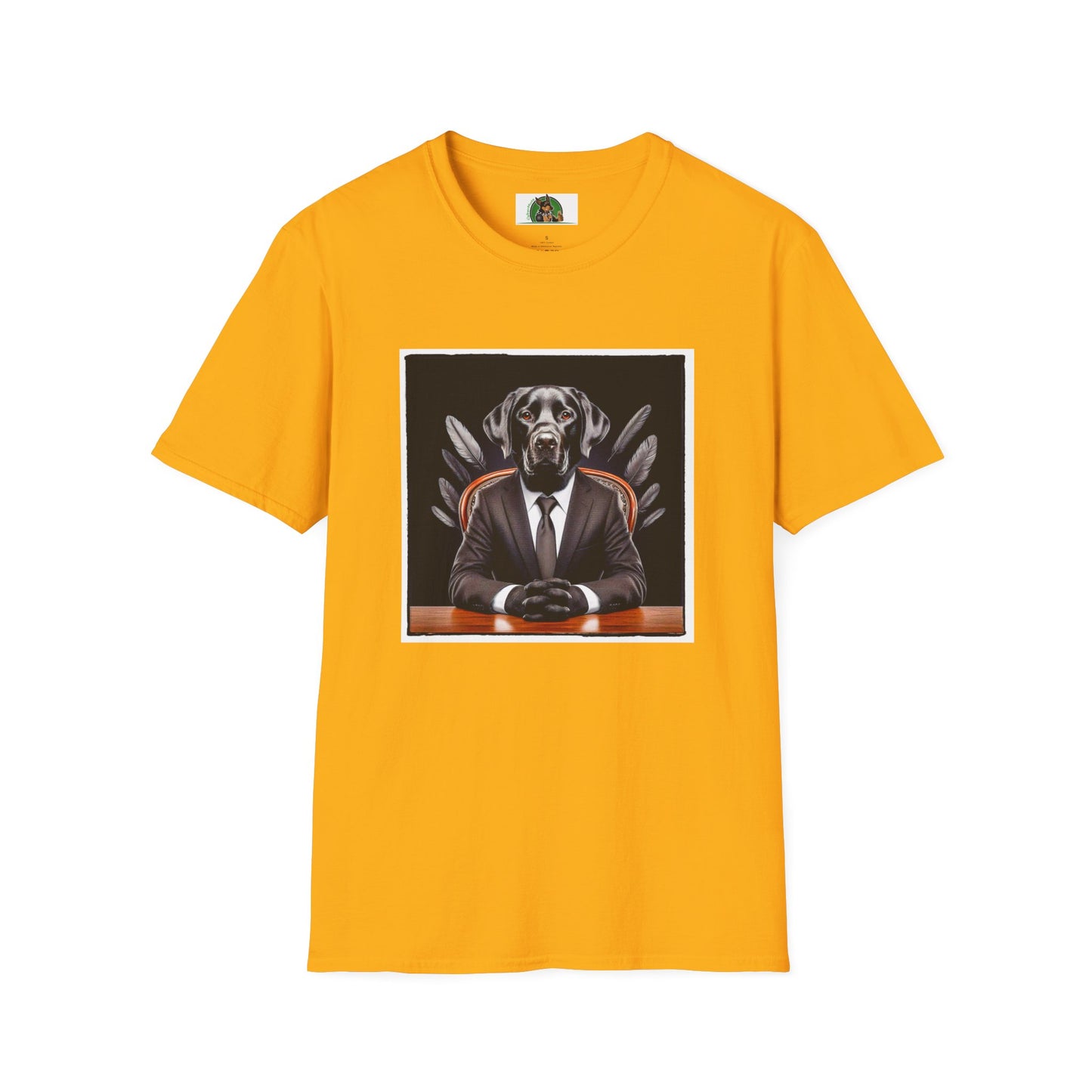 Labrador Retriever T-Shirt Printify S Gold