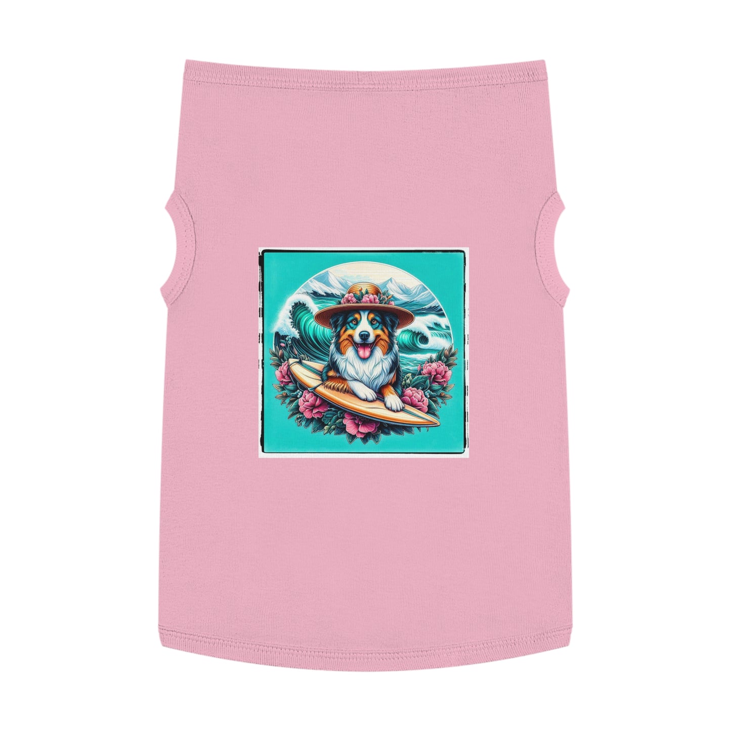Pet Tank Top Australian Shepherd Pets Printify XL Pink