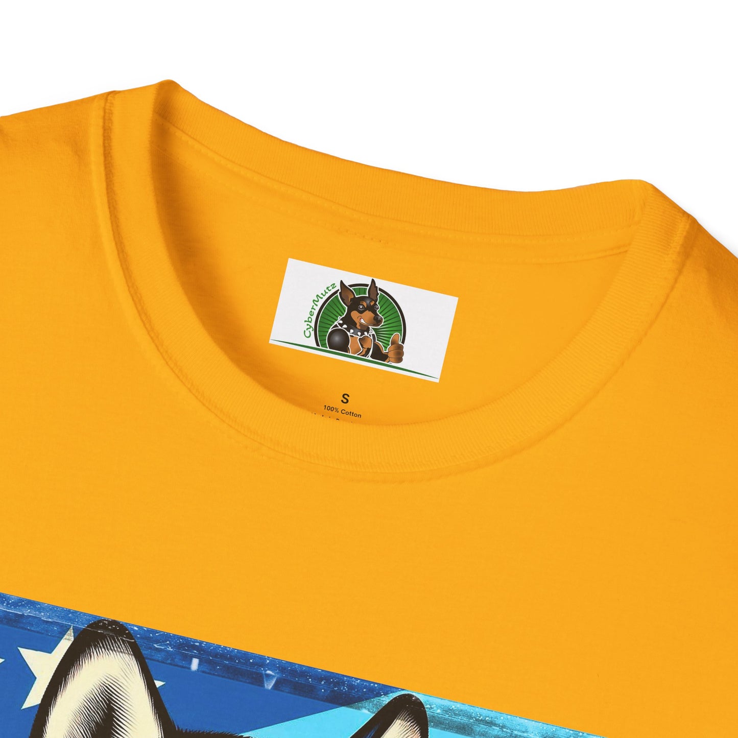 Husky super hero shirt
