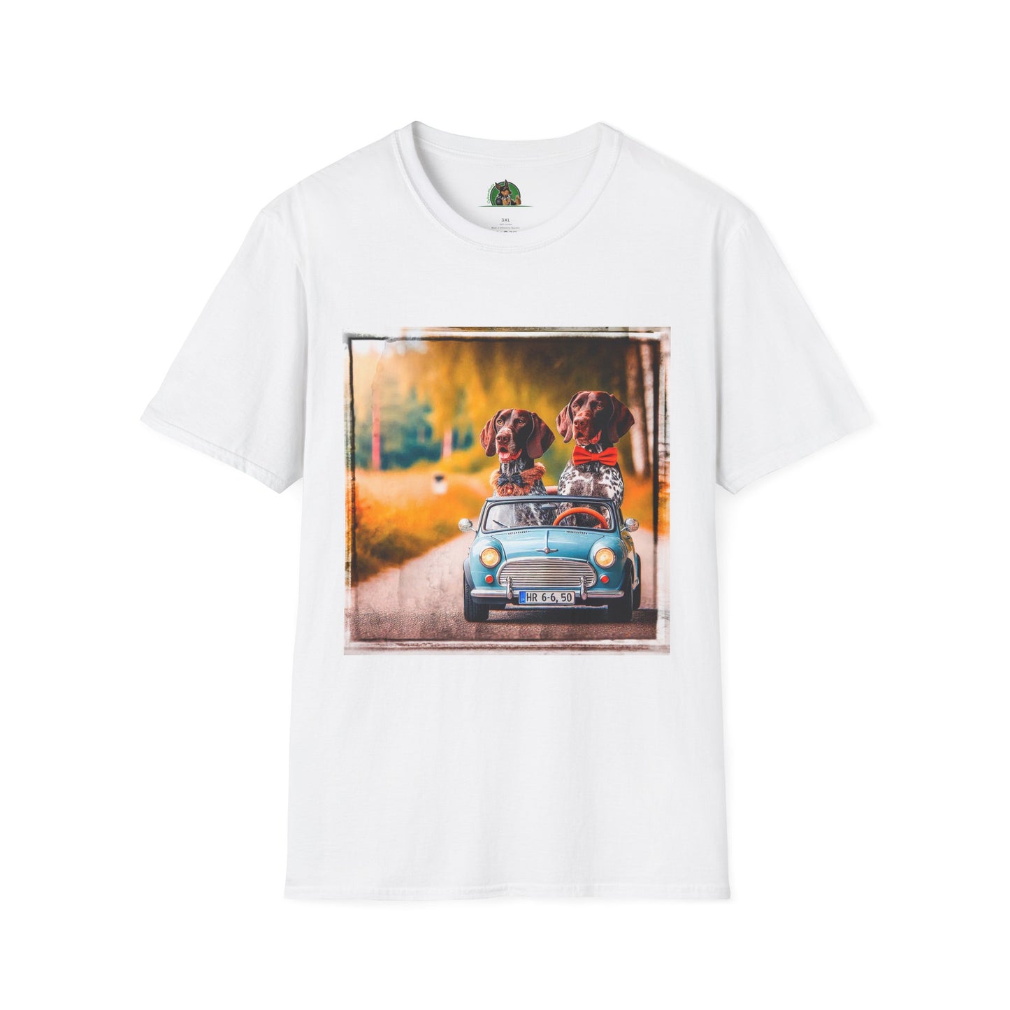 Wacky German Shorthaired Pointer happy friends t shirt T-Shirt Printify XS White