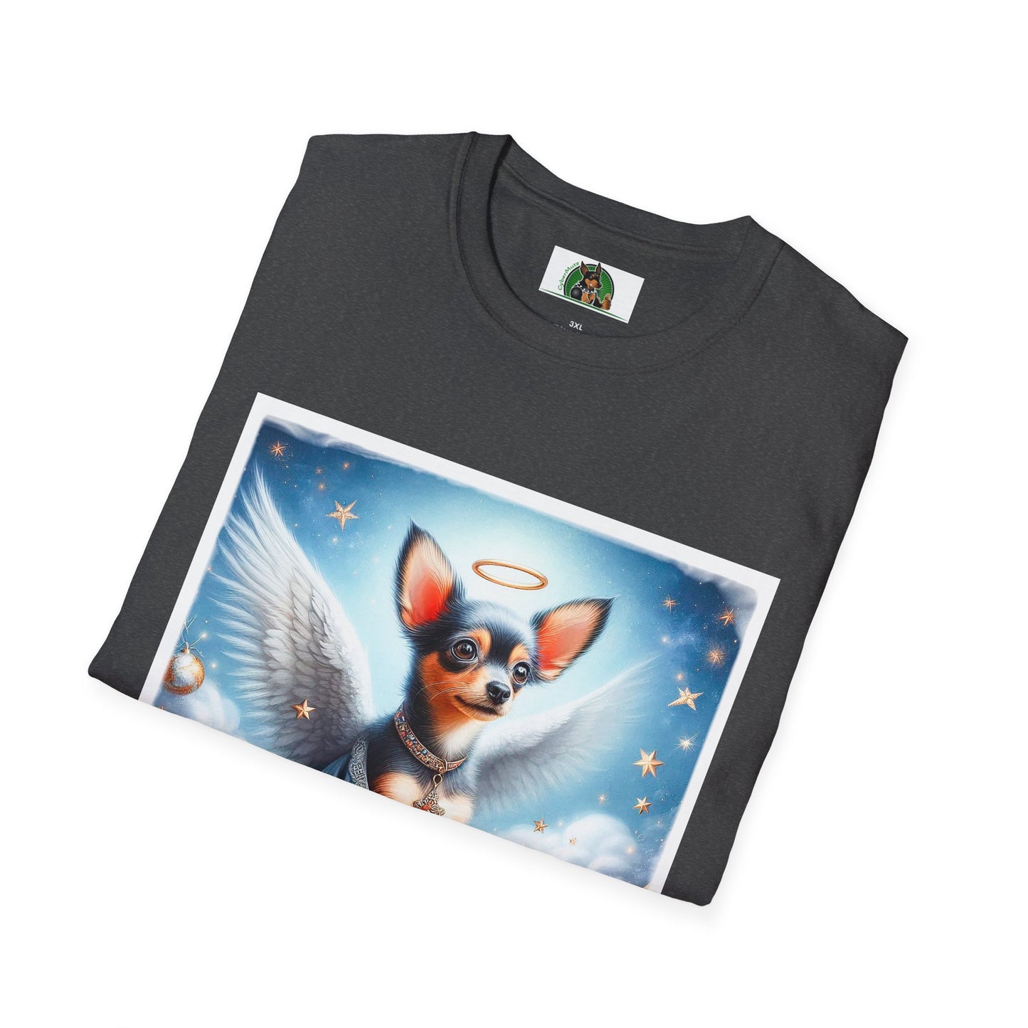 Min Pin T-Shirt pretty Angel T-Shirt Printify