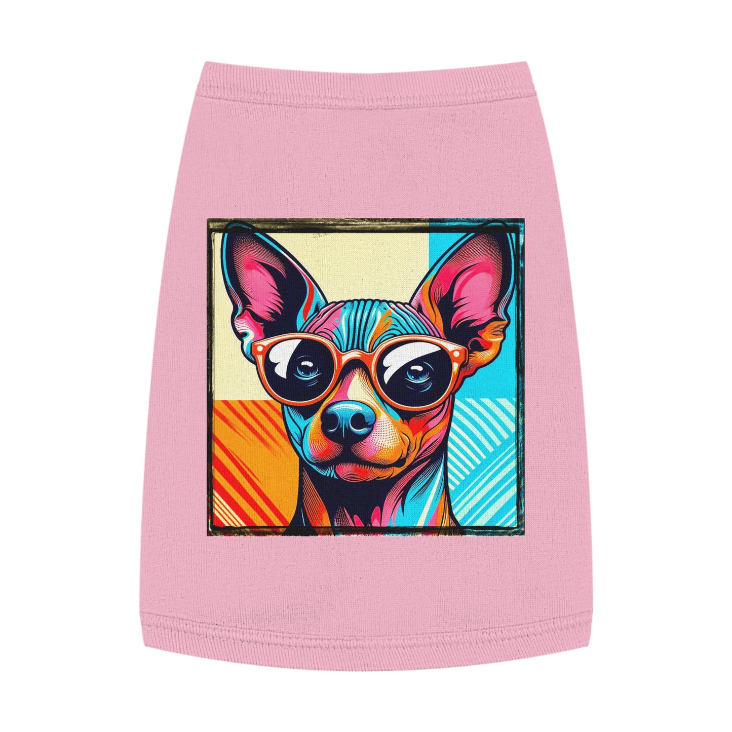 Mexican Hairless cool shades shirt Pets Printify M Pink