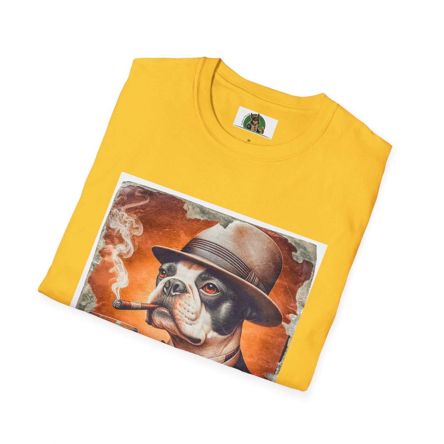Boston Terrier Smoking T-Shirt