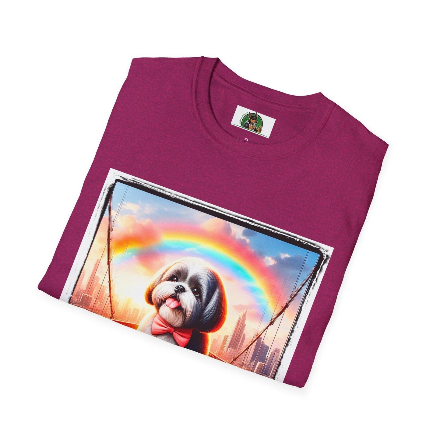 Shih Tzu rainbow shirt