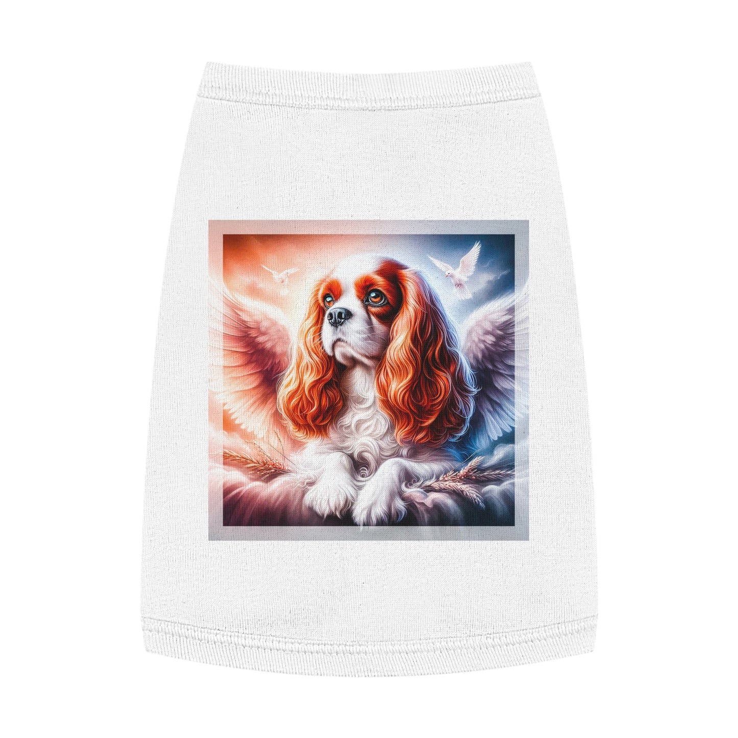 Pet Tank Top Cavalier King Charles Spaniel Angel Pets Printify