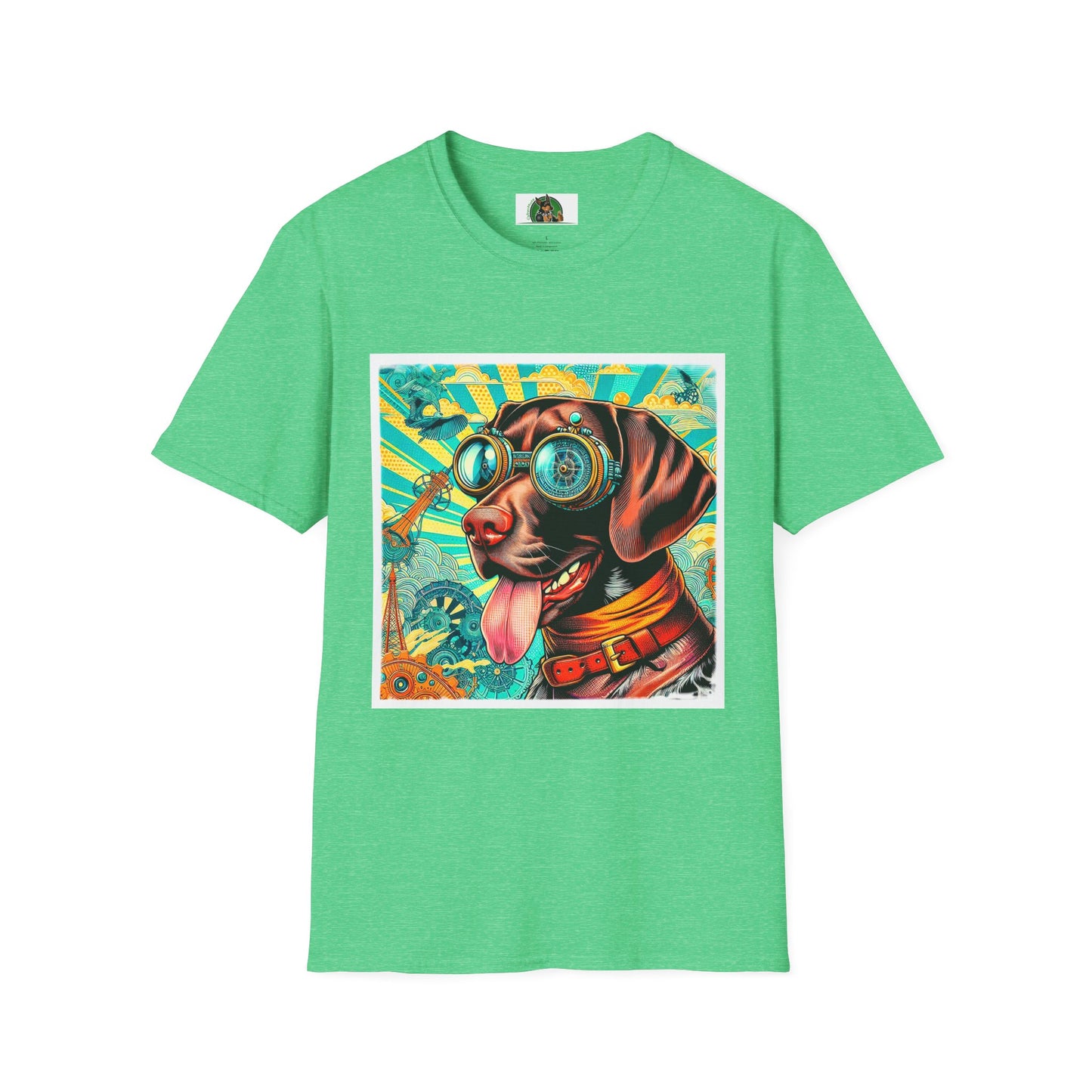 German Shorthaired Pointer T-Shirt T-Shirt Printify S Heather Irish Green