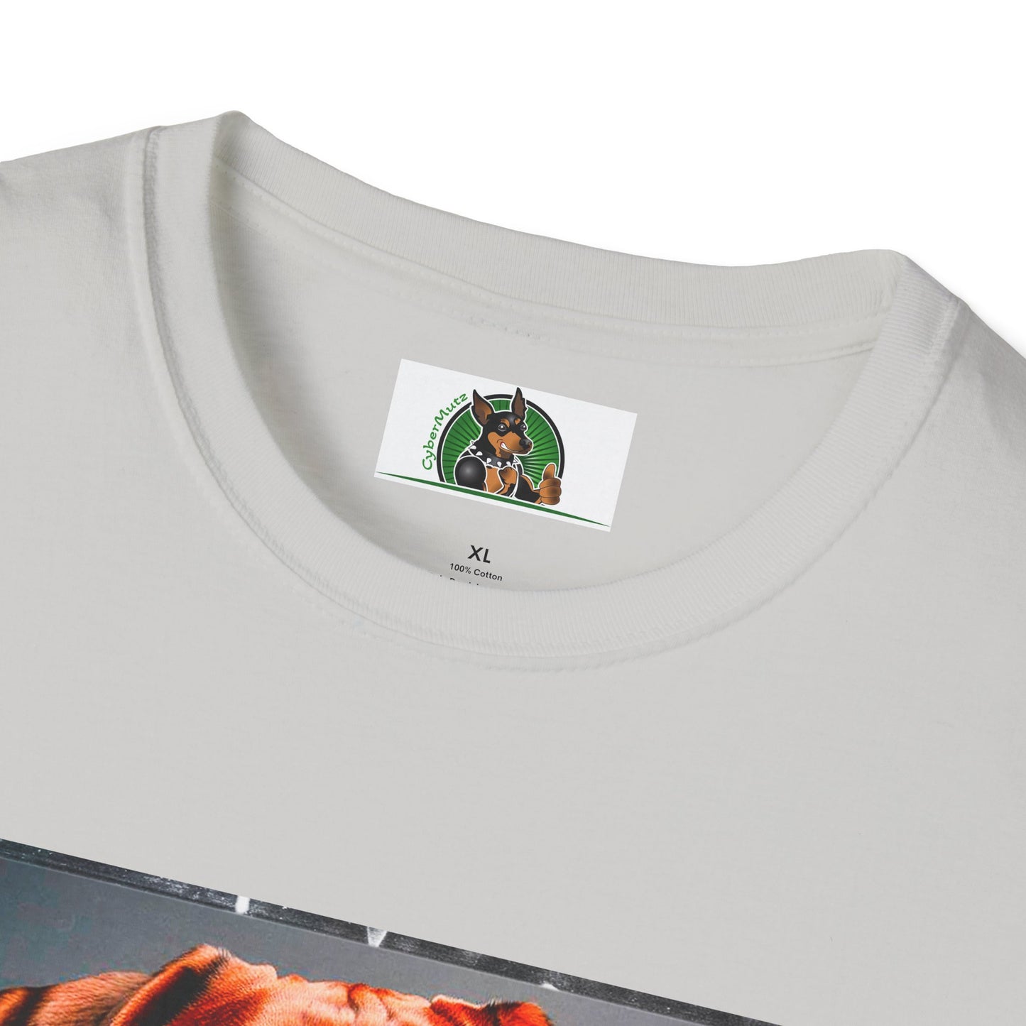 Boxer Dog Wearing Suit TShirt T-Shirt Printify