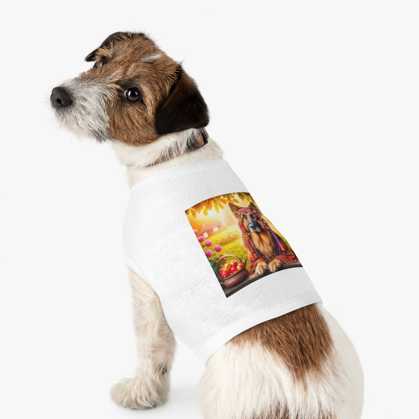 German Shepherd fun hippie Pets Printify