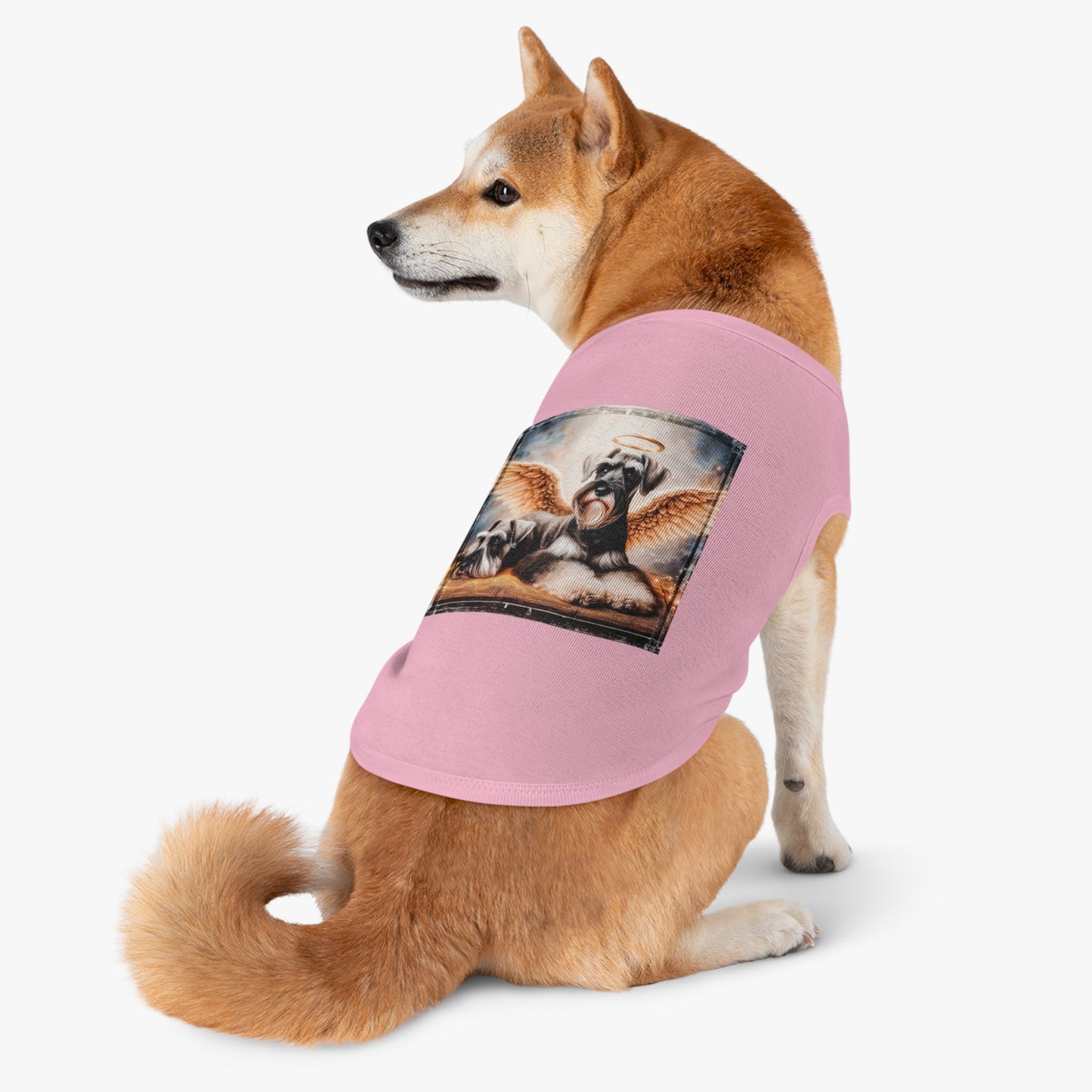 Pet Tank Top Miniature Schnauzer pretty angels shirt