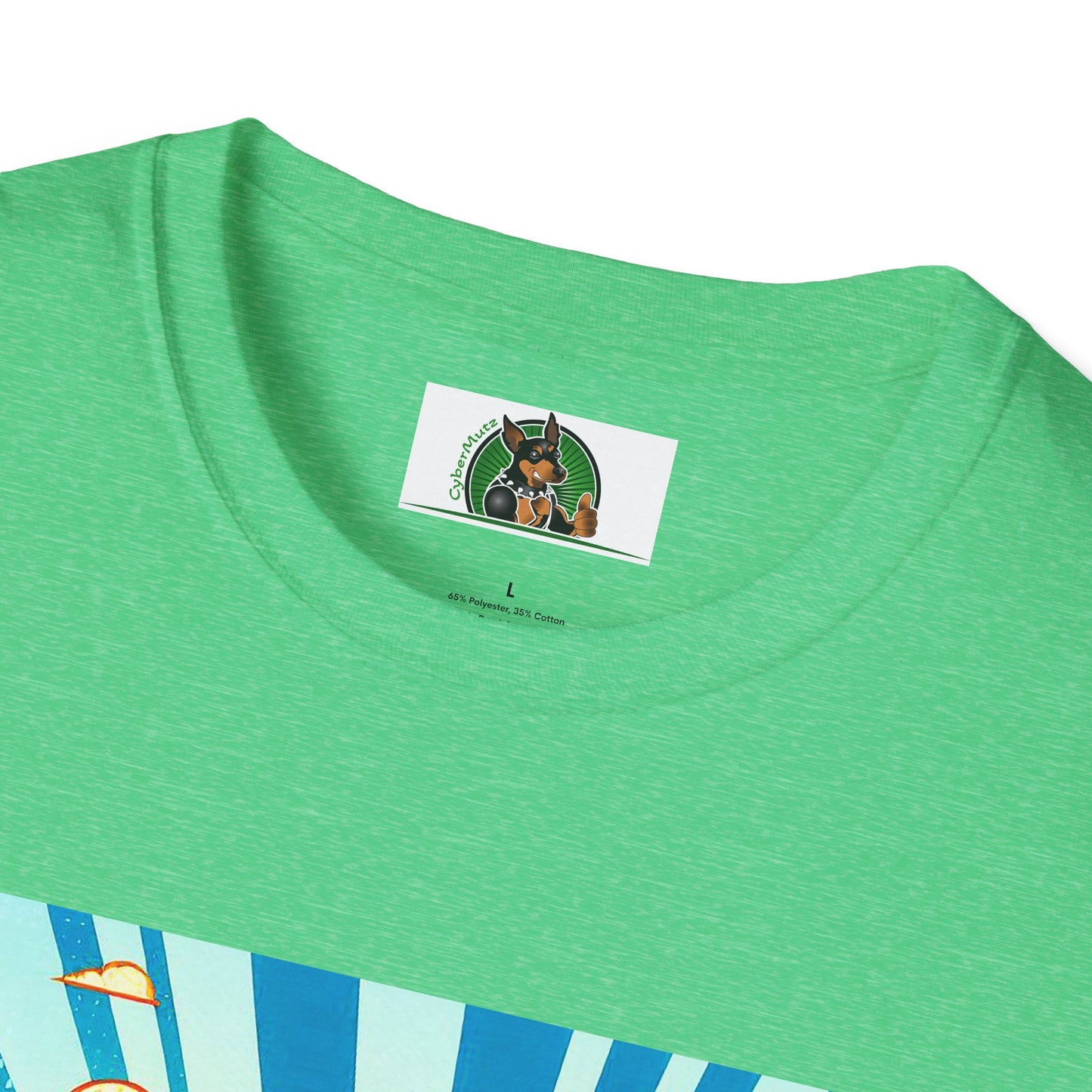 Dachshund flying superhero t shirt