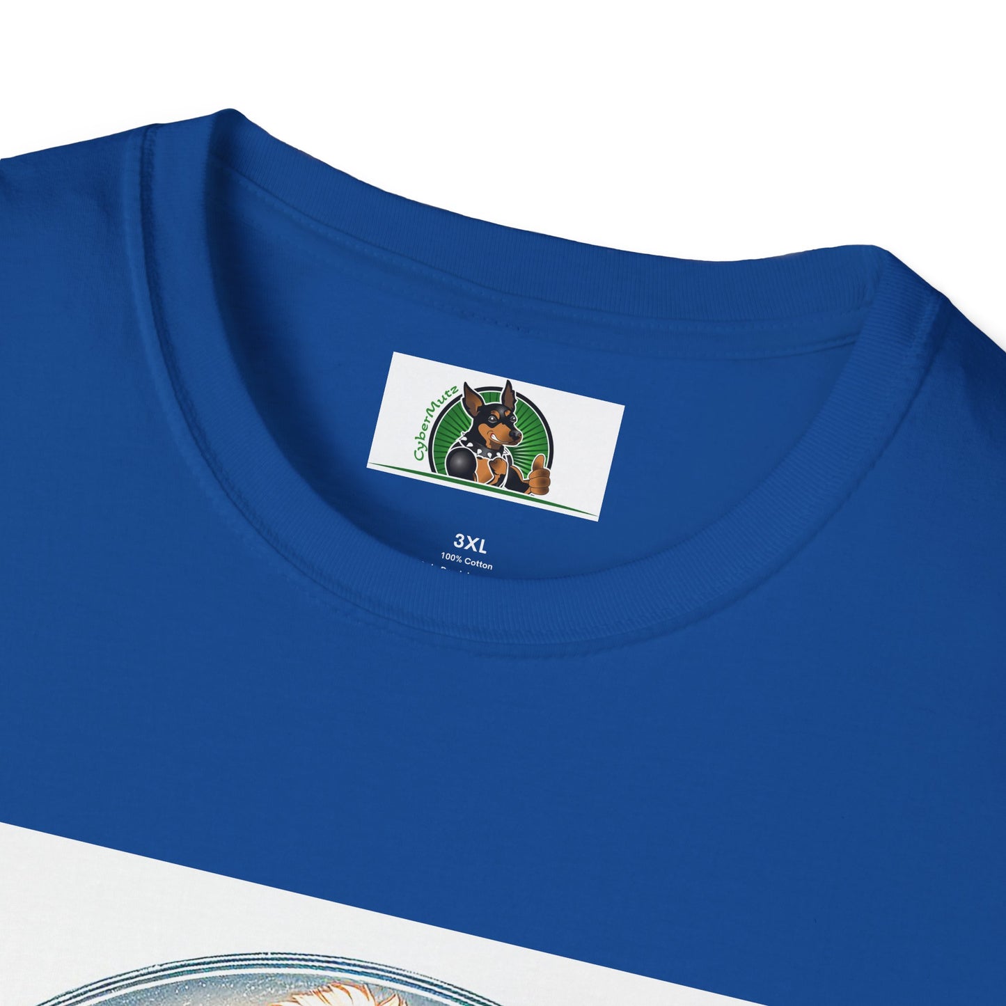 Golden Doodle flowery waves t shirt T-Shirt Printify