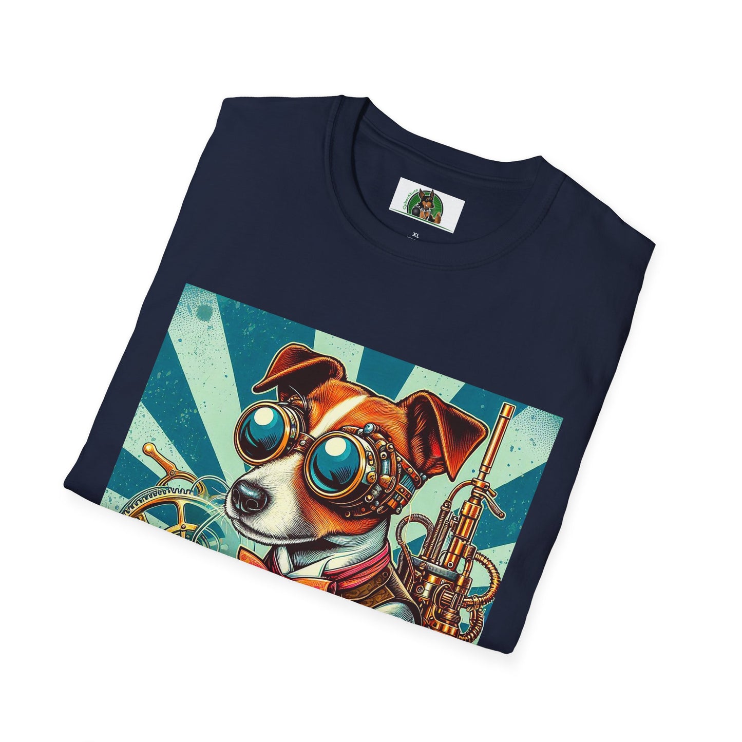 Jack Russell Steampunk Working T-Shirt Printify