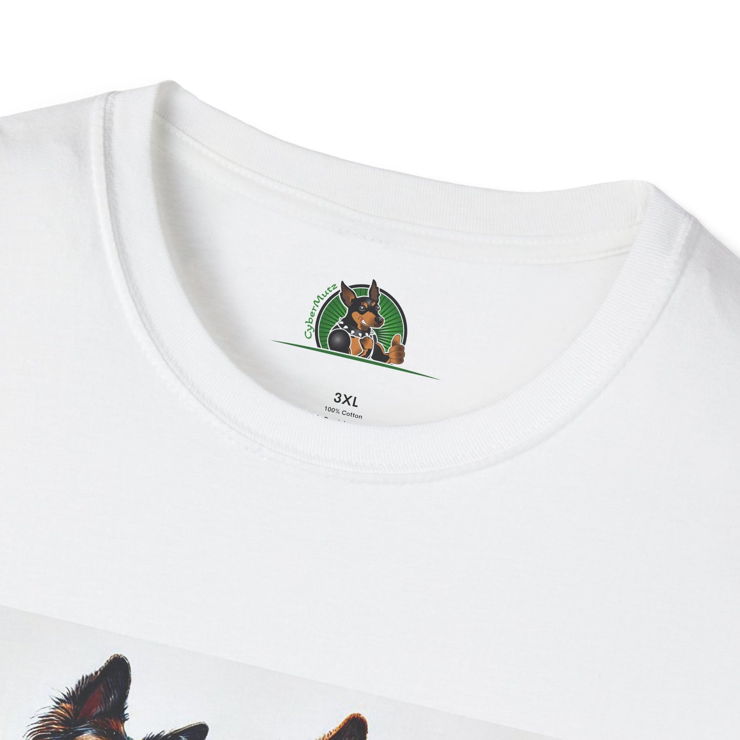 German Shepherd T-Shirt - Dancing Dog Design T-Shirt Printify