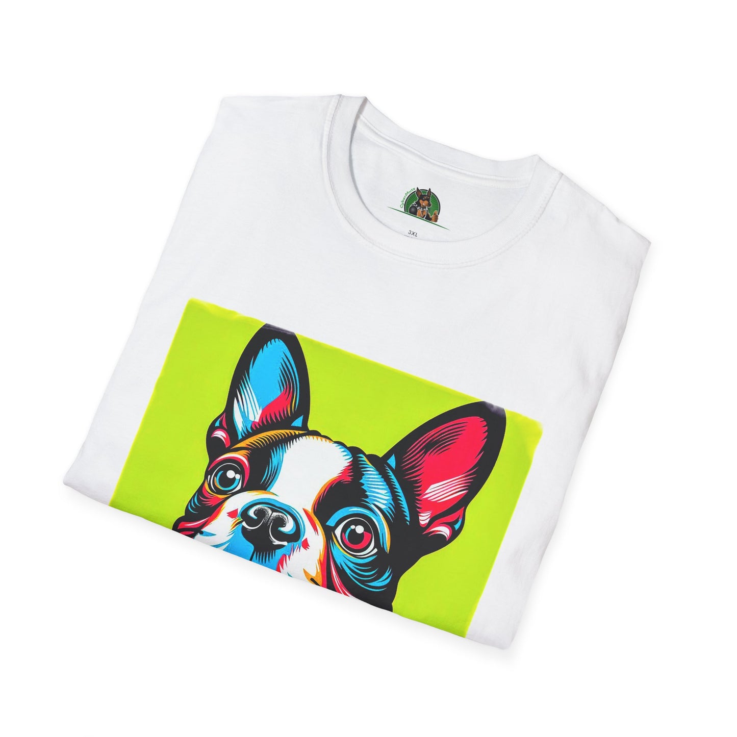 Boston Terrier Pop Art TShirt T-Shirt Printify