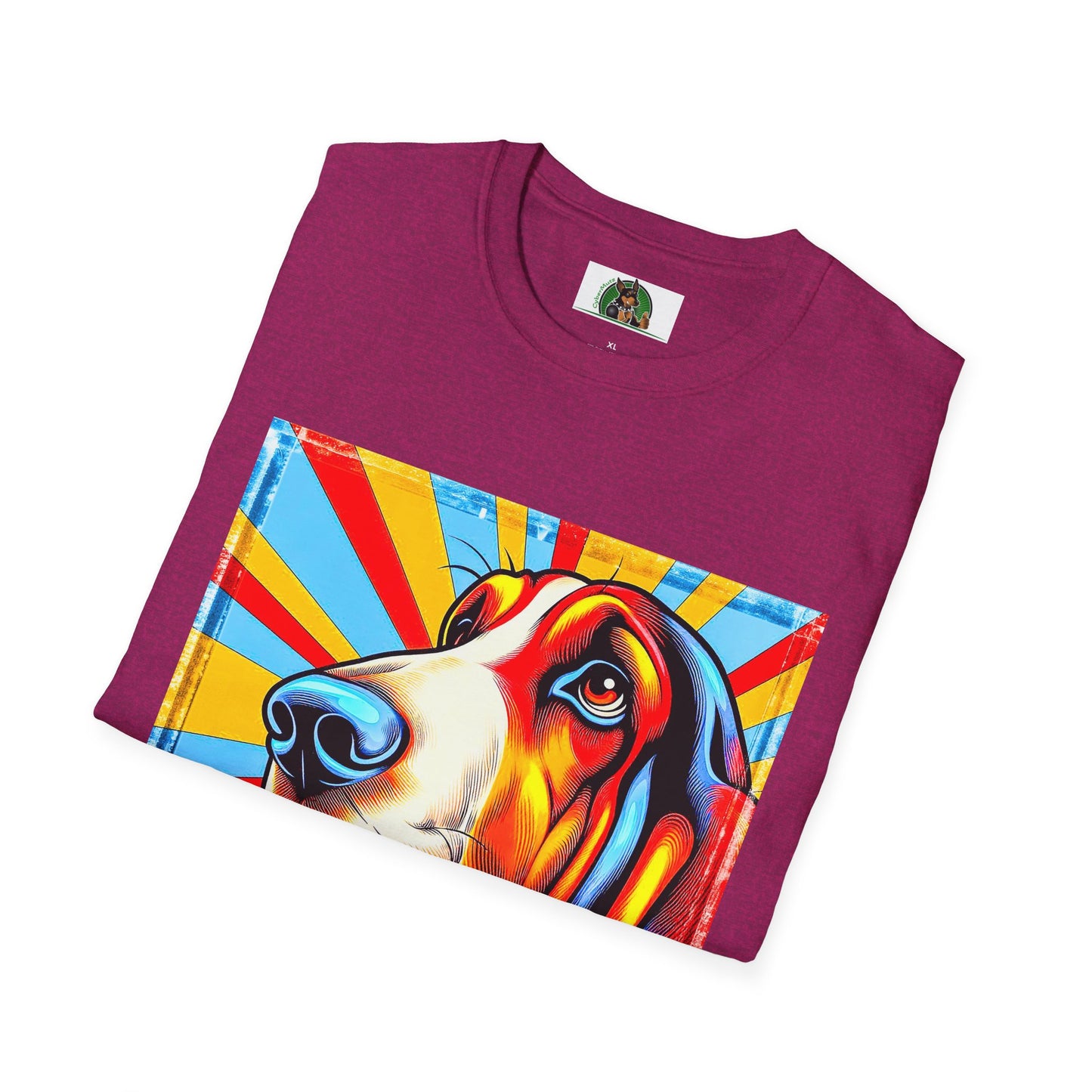 Basset Hound Bright Pop Art Pic