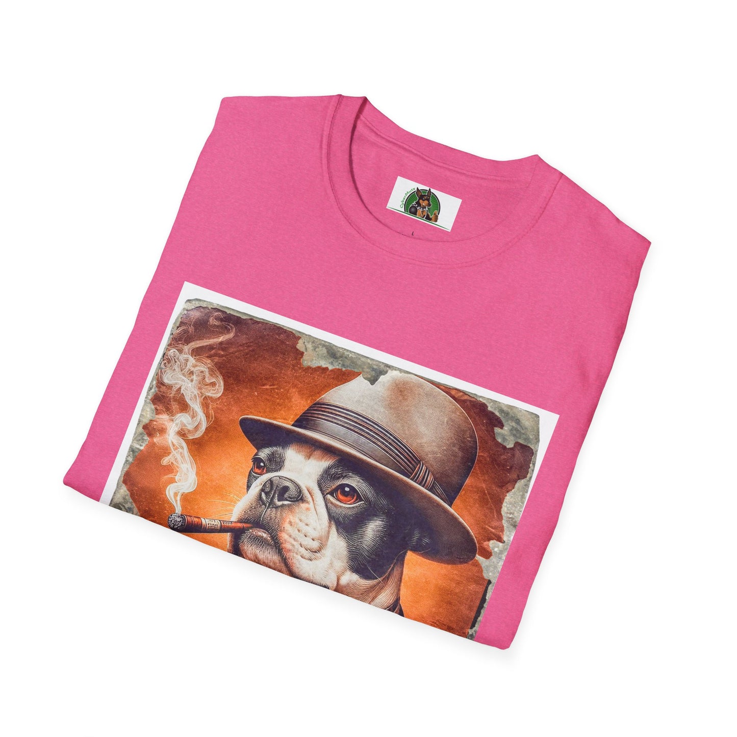 Boston Terrier Smoking T-Shirt