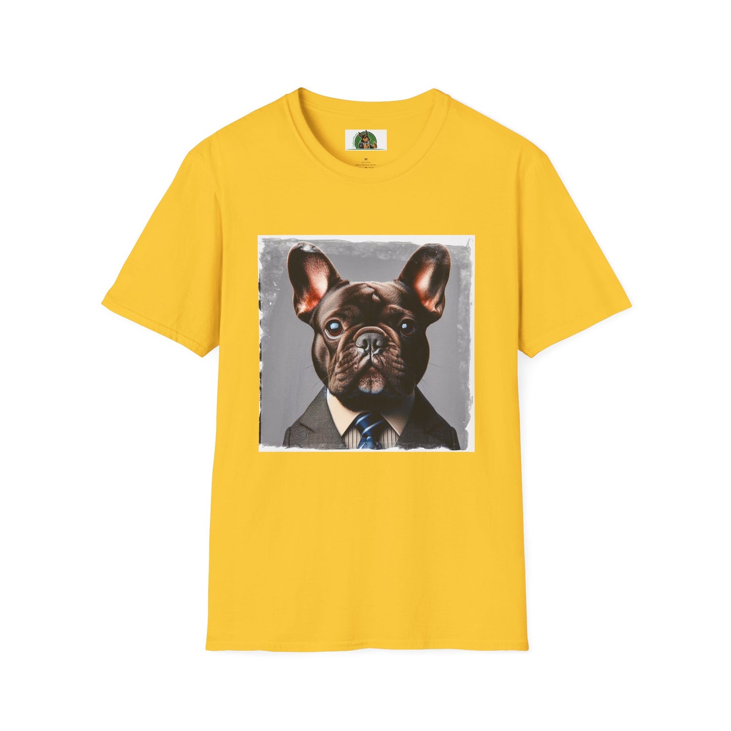 French Bulldog smart businessman T-Shirt Printify S Daisy
