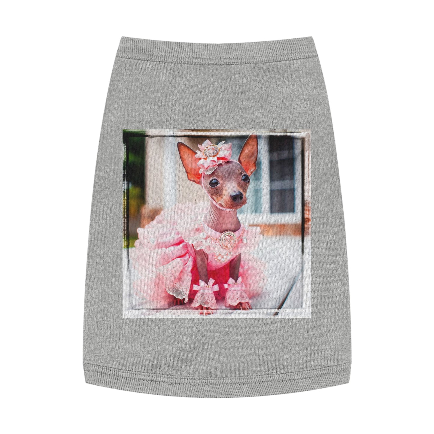 Mexican Hairless pink cutie shirt Pets Printify M Heather