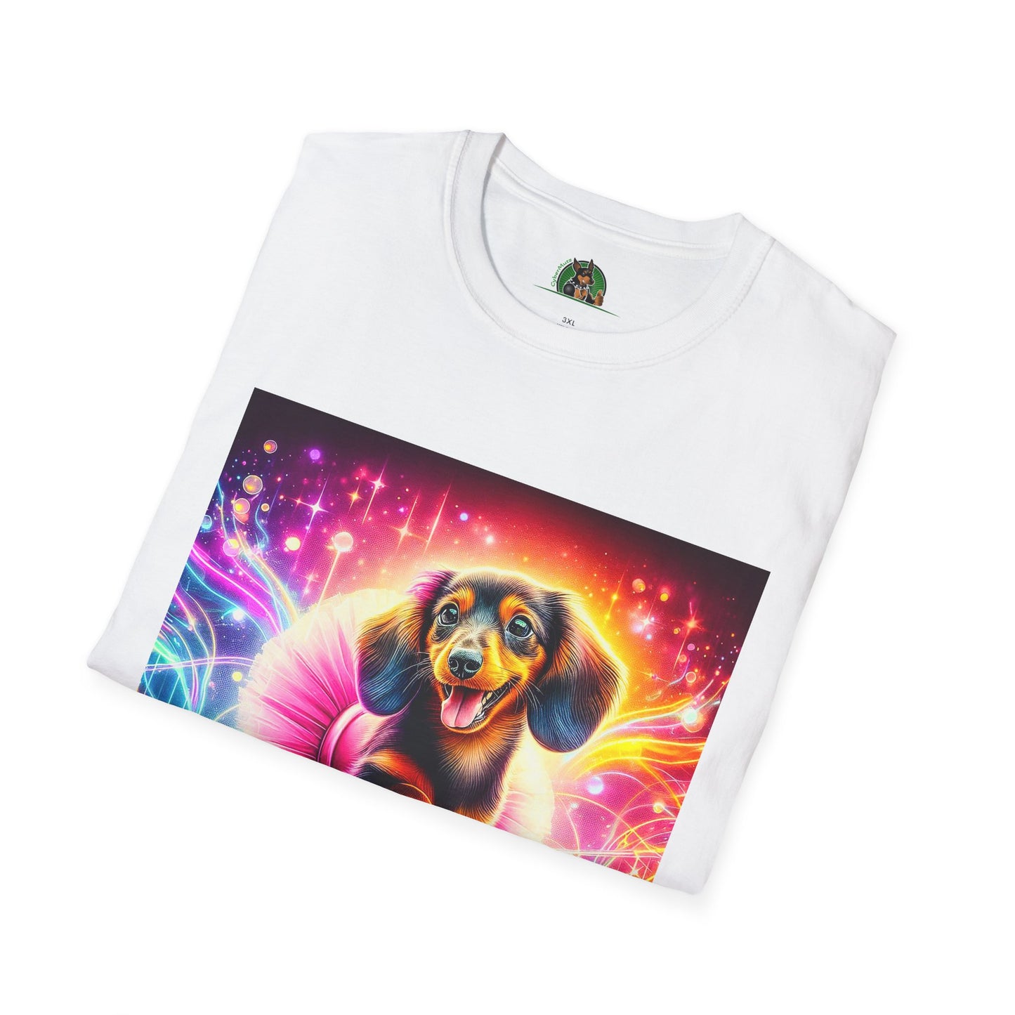 Dachshund dancing ballerina t shirt T-Shirt Printify