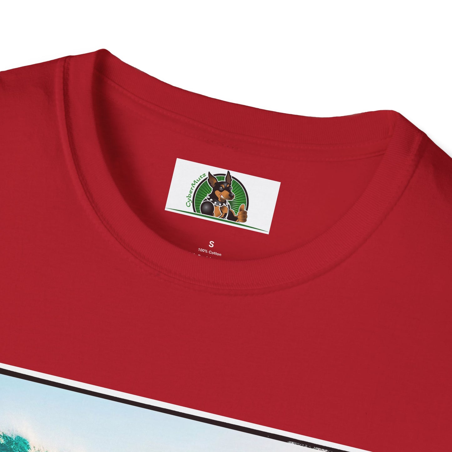 Labrador Retriever crashing waves shirt