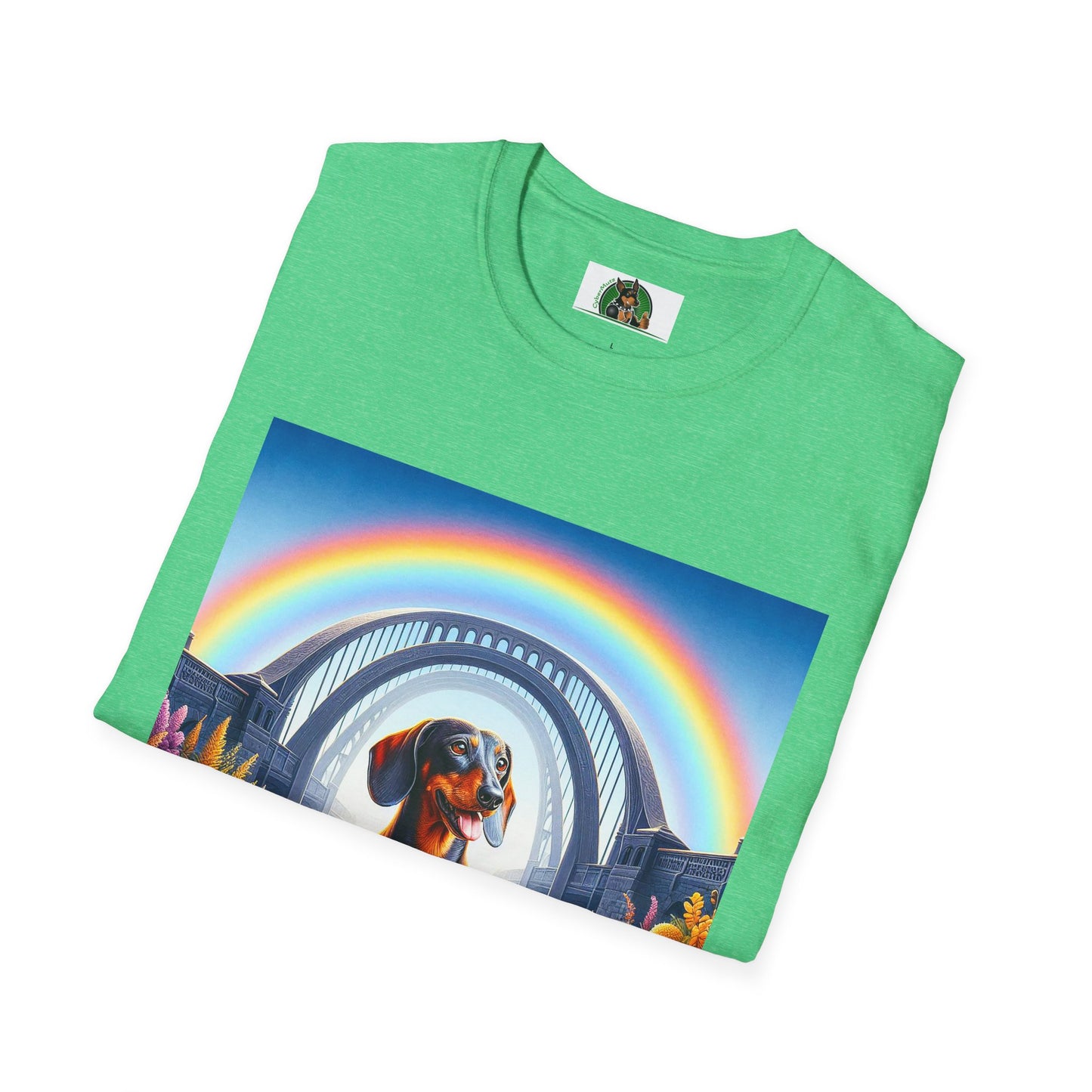 Dachshund rainbow bridge t shirt