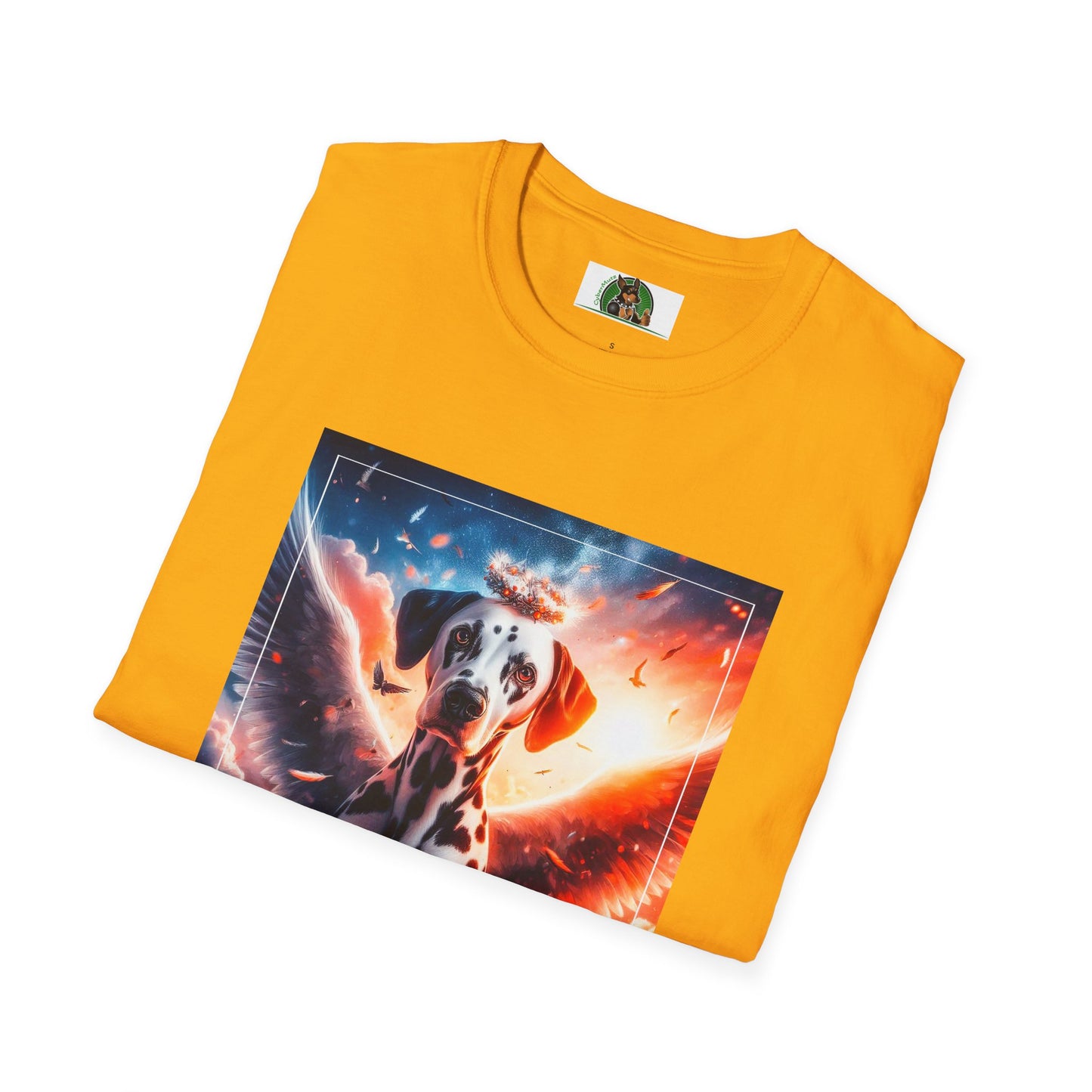 Dalmatian heavenly angel t shirt