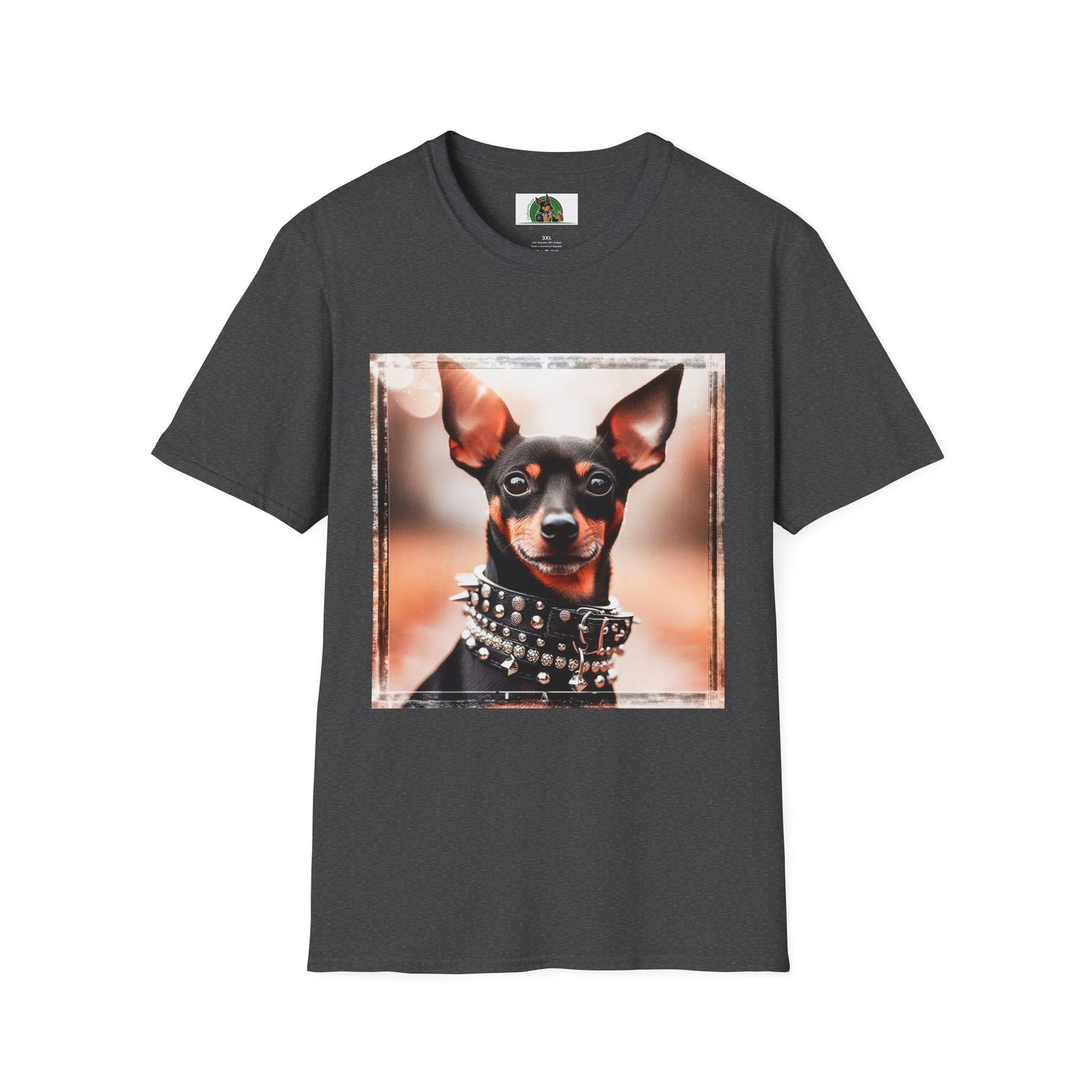 Min Pin T-Shirt pretty boy T-Shirt Printify XS Dark Heather