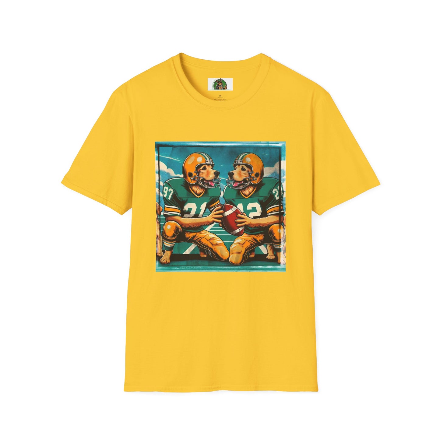 Golden Retriever football friends shirt T-Shirt Printify S Daisy