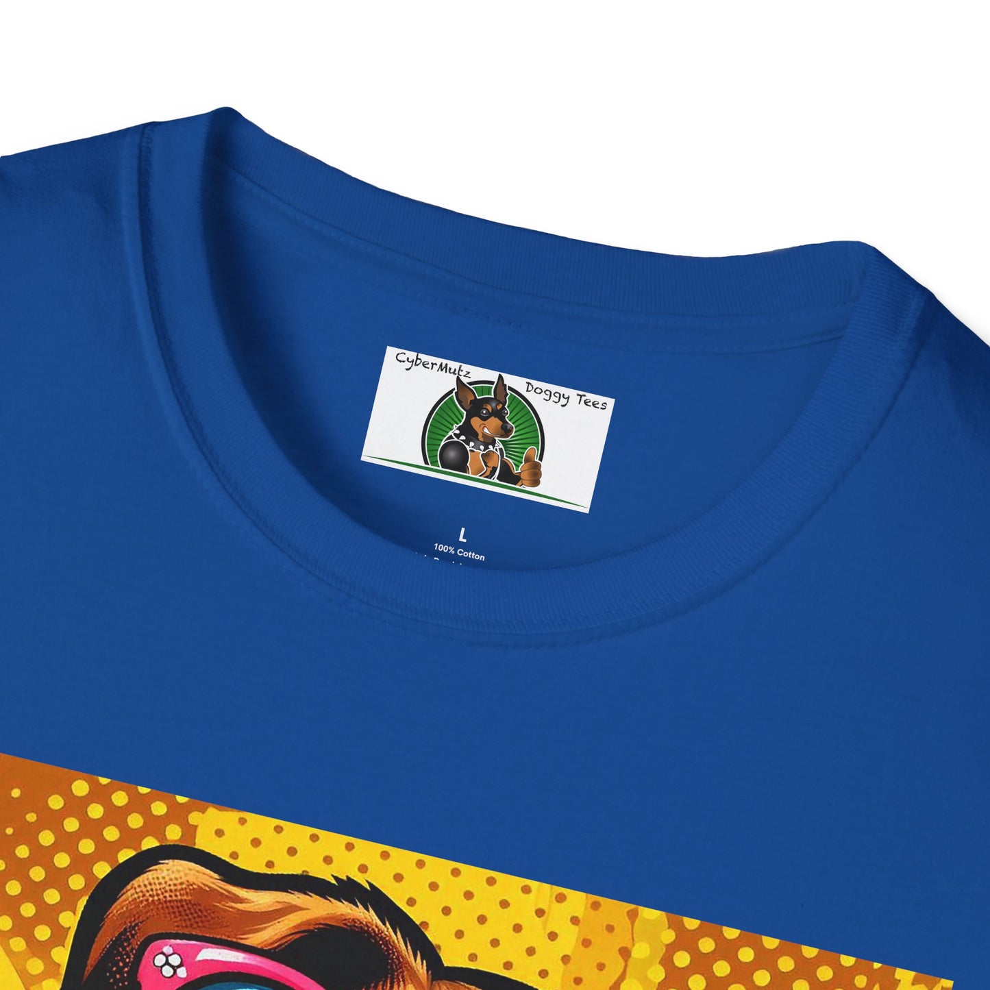 Wacky Surfer Dog T-Shirt Printify