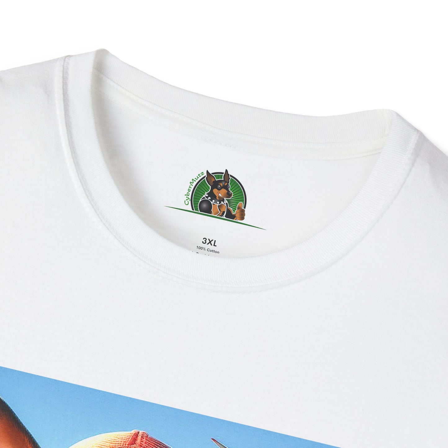 Min Pin T-Shirt tiny surfer T-Shirt Printify