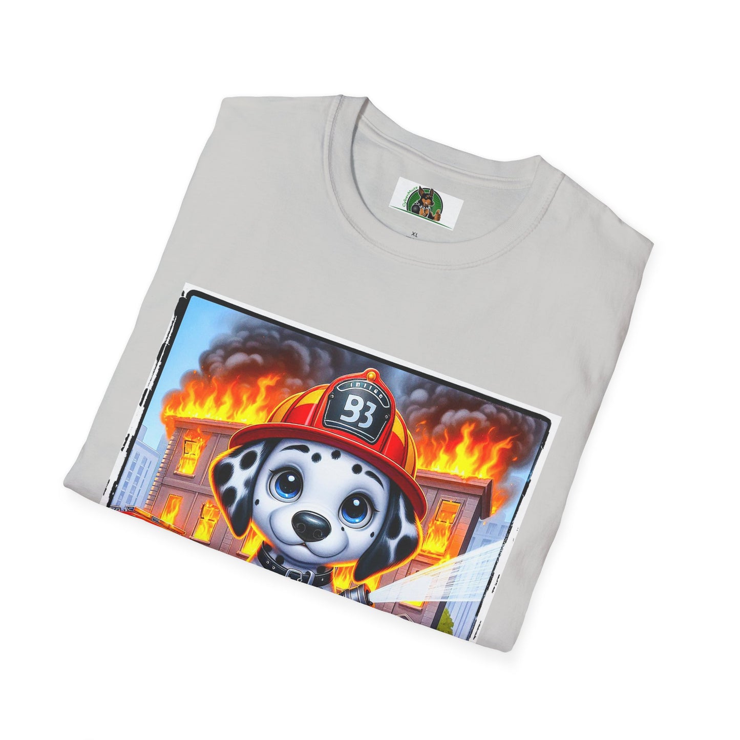 Dalmatian blazing fire t shirt