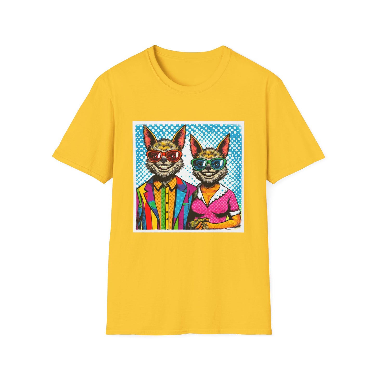 Chupacabra smiling couple t shirt T-Shirt Printify S Daisy
