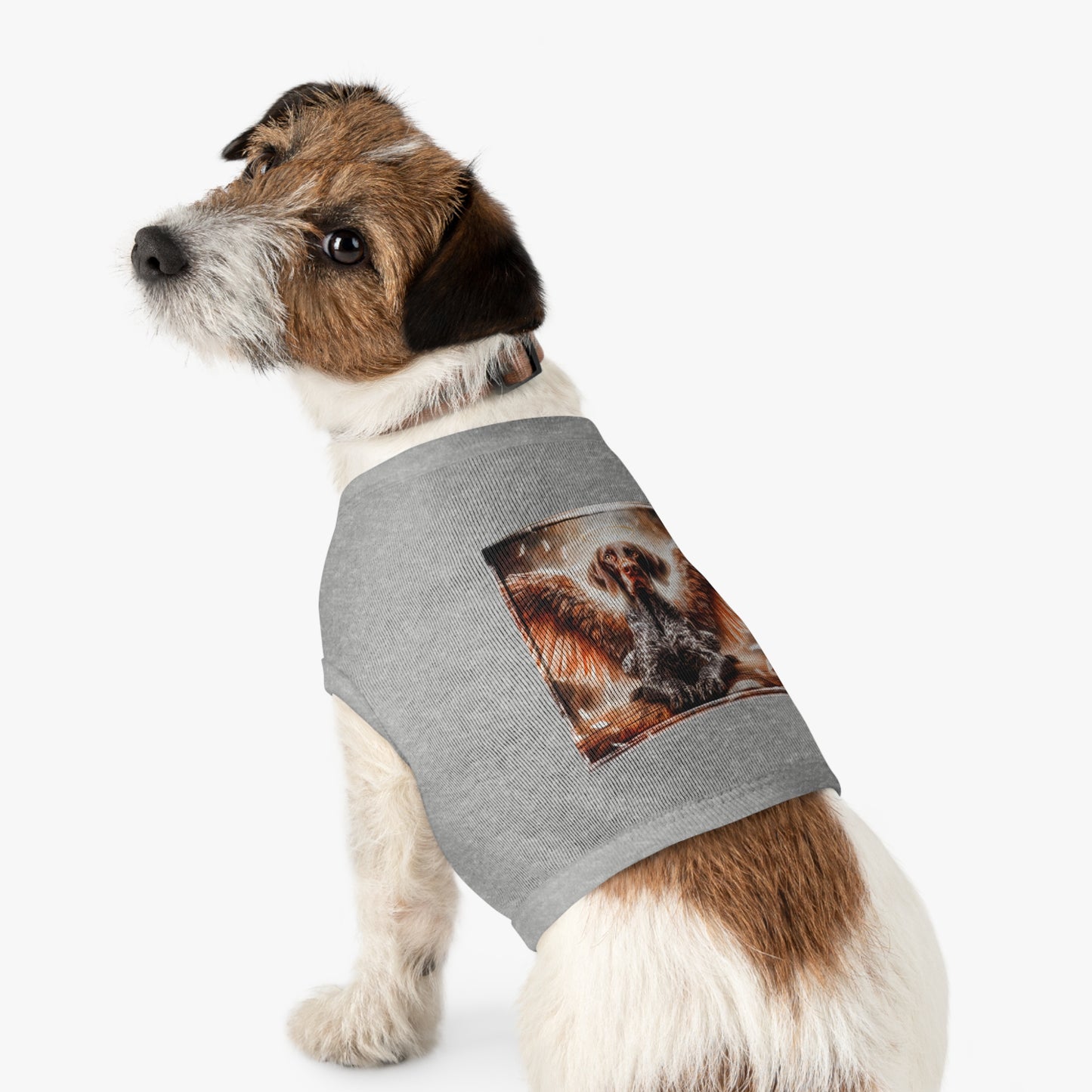Pet Tank Top German Shorthaired Pointer angel t shirt Pets Printify