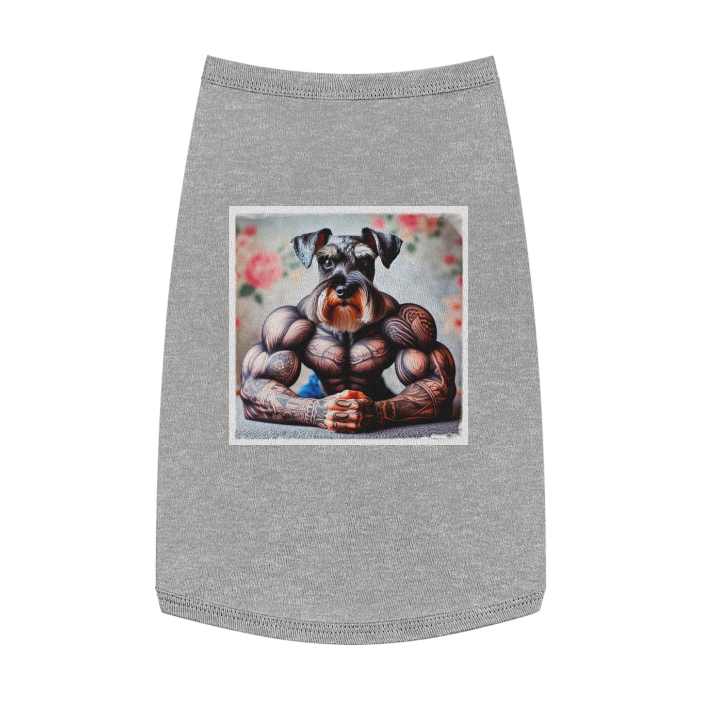 Miniature Schnauzer gym rat shirt Pets Printify L Heather