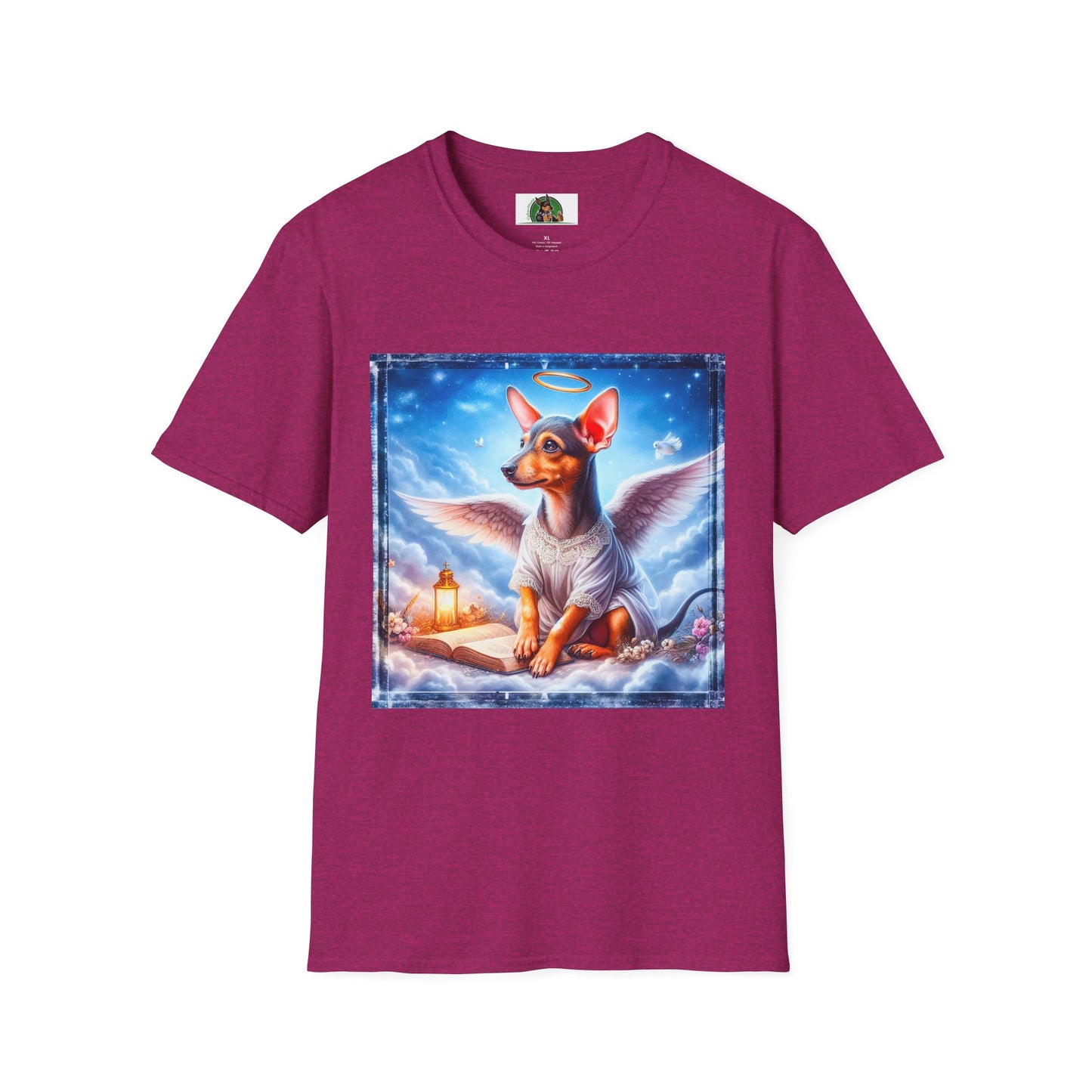 Rat Terrier T-Shirt clouds T-Shirt Printify S Antique Heliconia