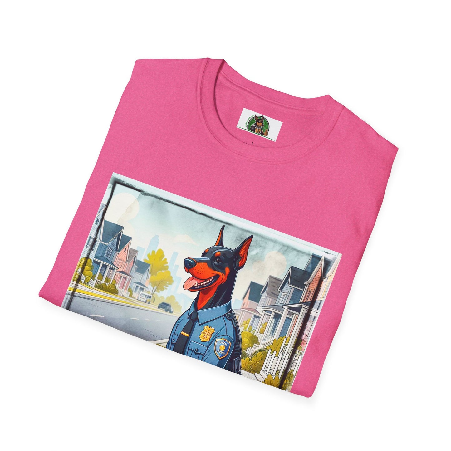 Doberman policeman t shirt