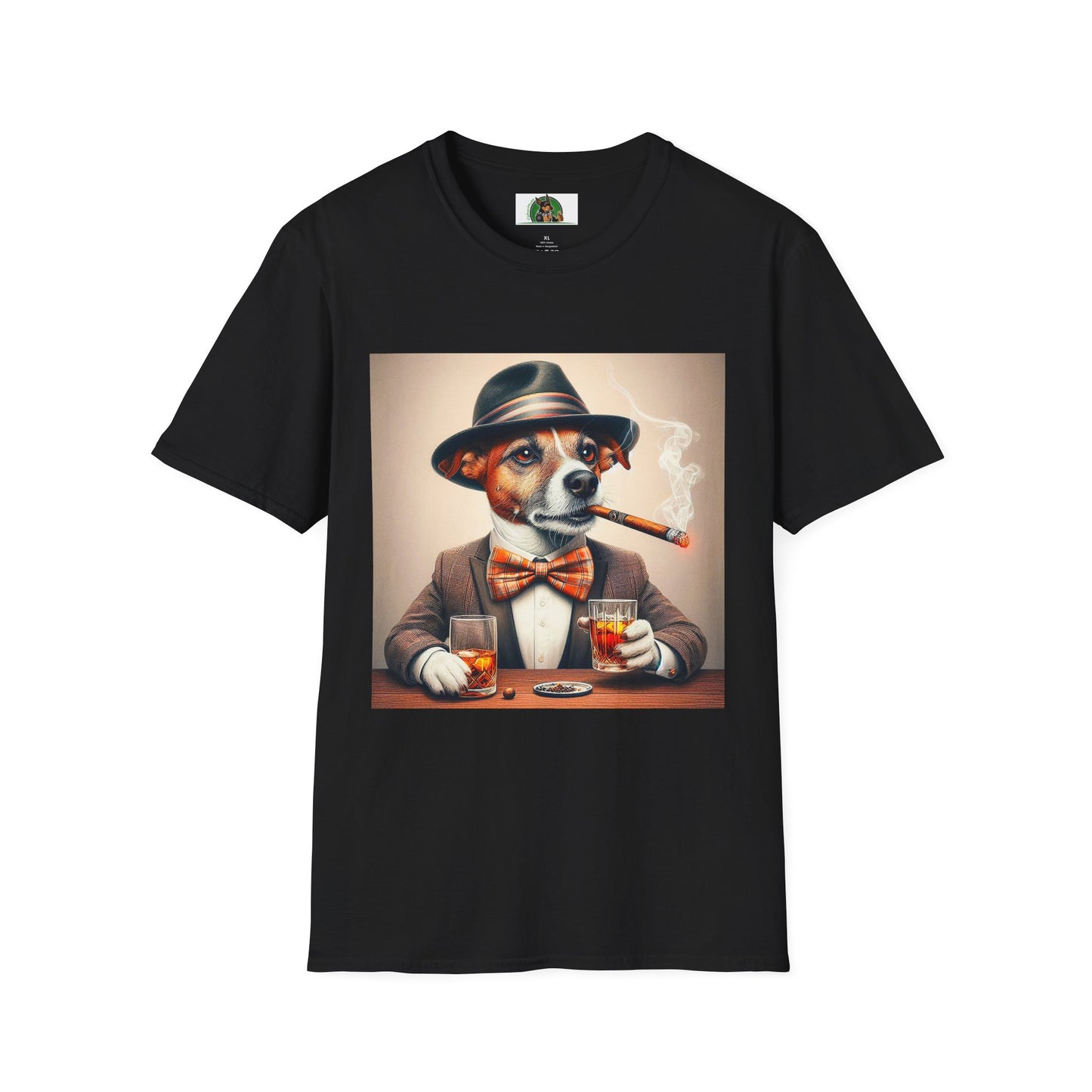 Jack Russell T-Shirt Printify S Black
