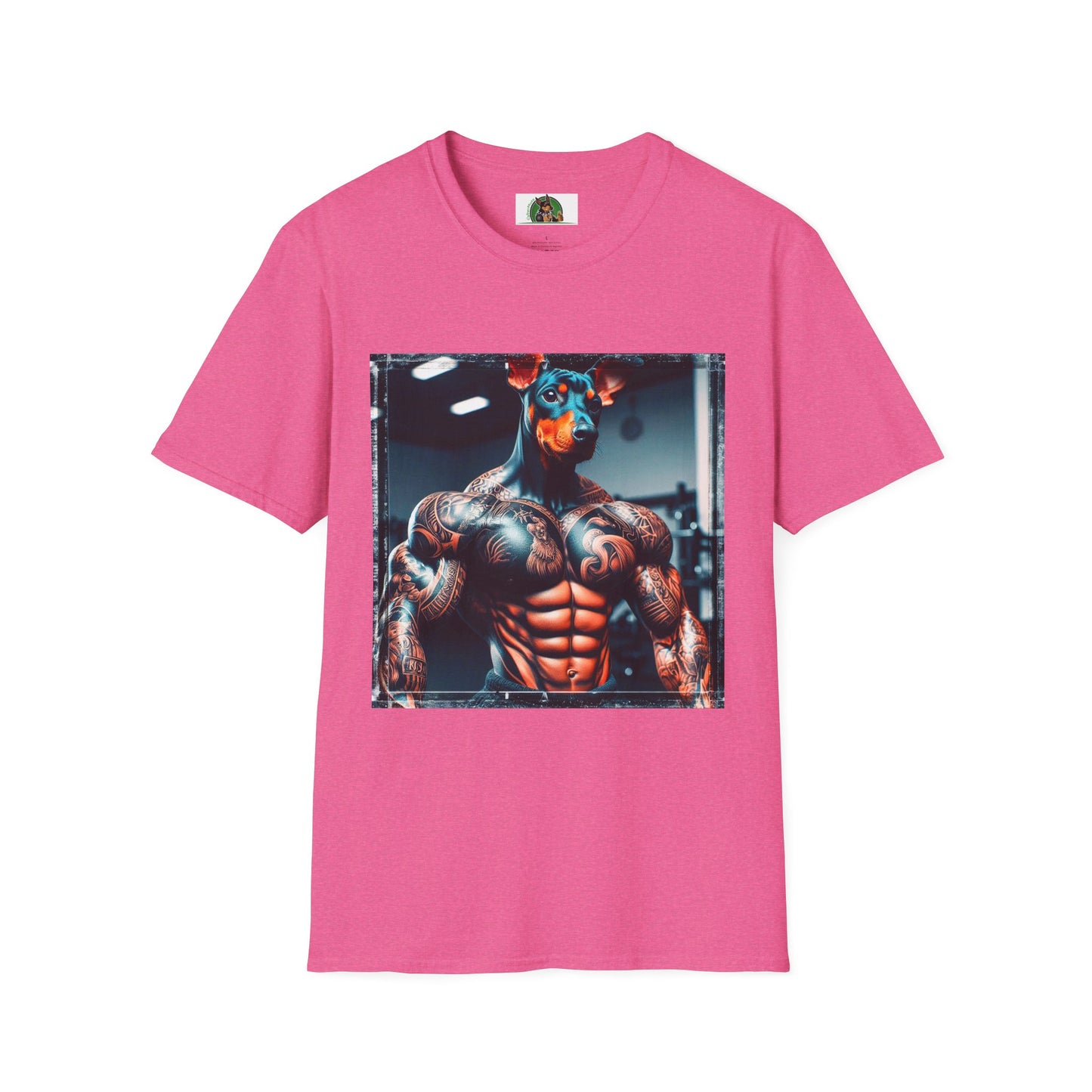 Min Pin T-Shirt personal trainer T-Shirt Printify S Heather Heliconia