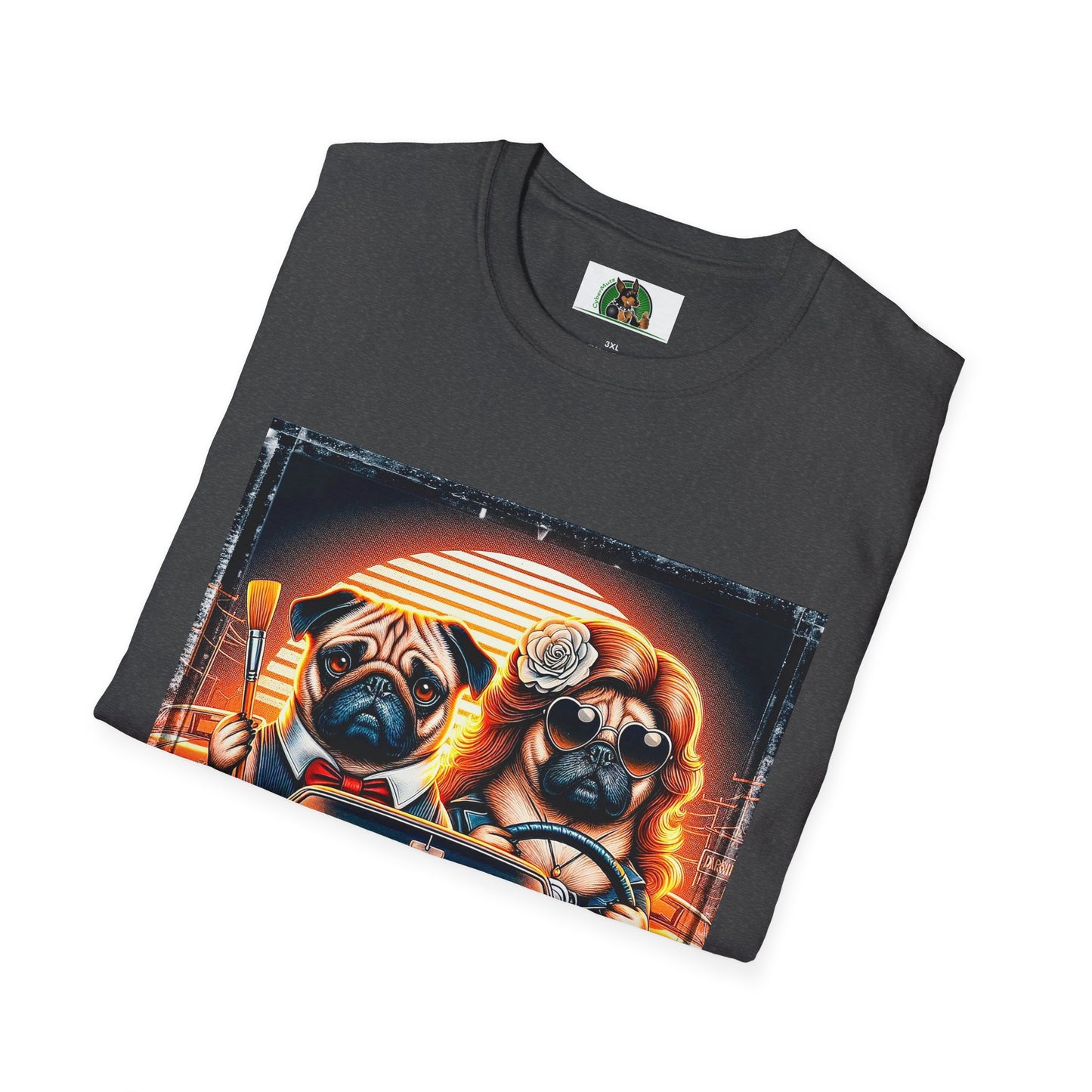 Wacky Pugs T-Shirt Printify